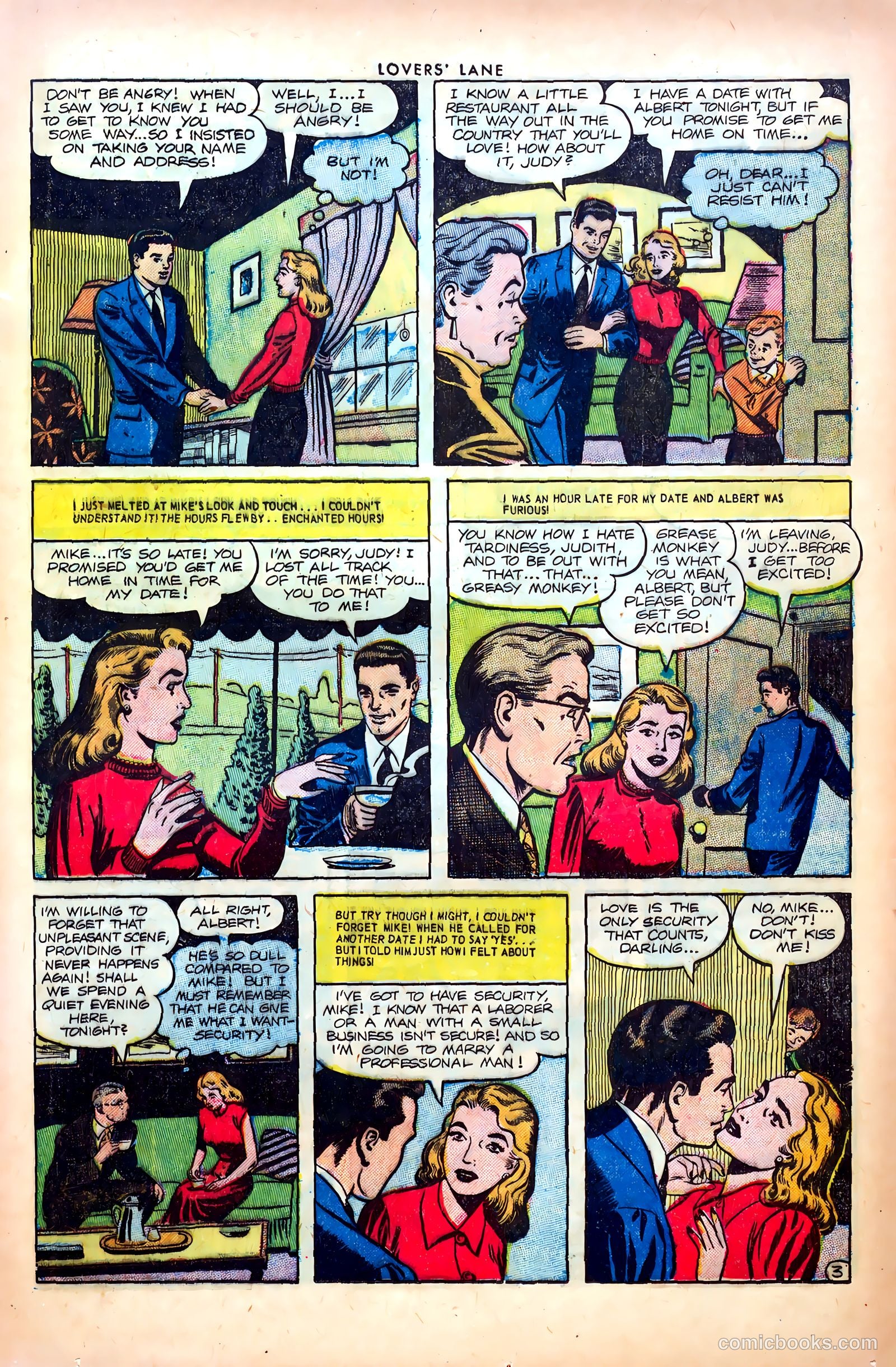 Lovers' Lane #37 (1953) — page 13 of 36