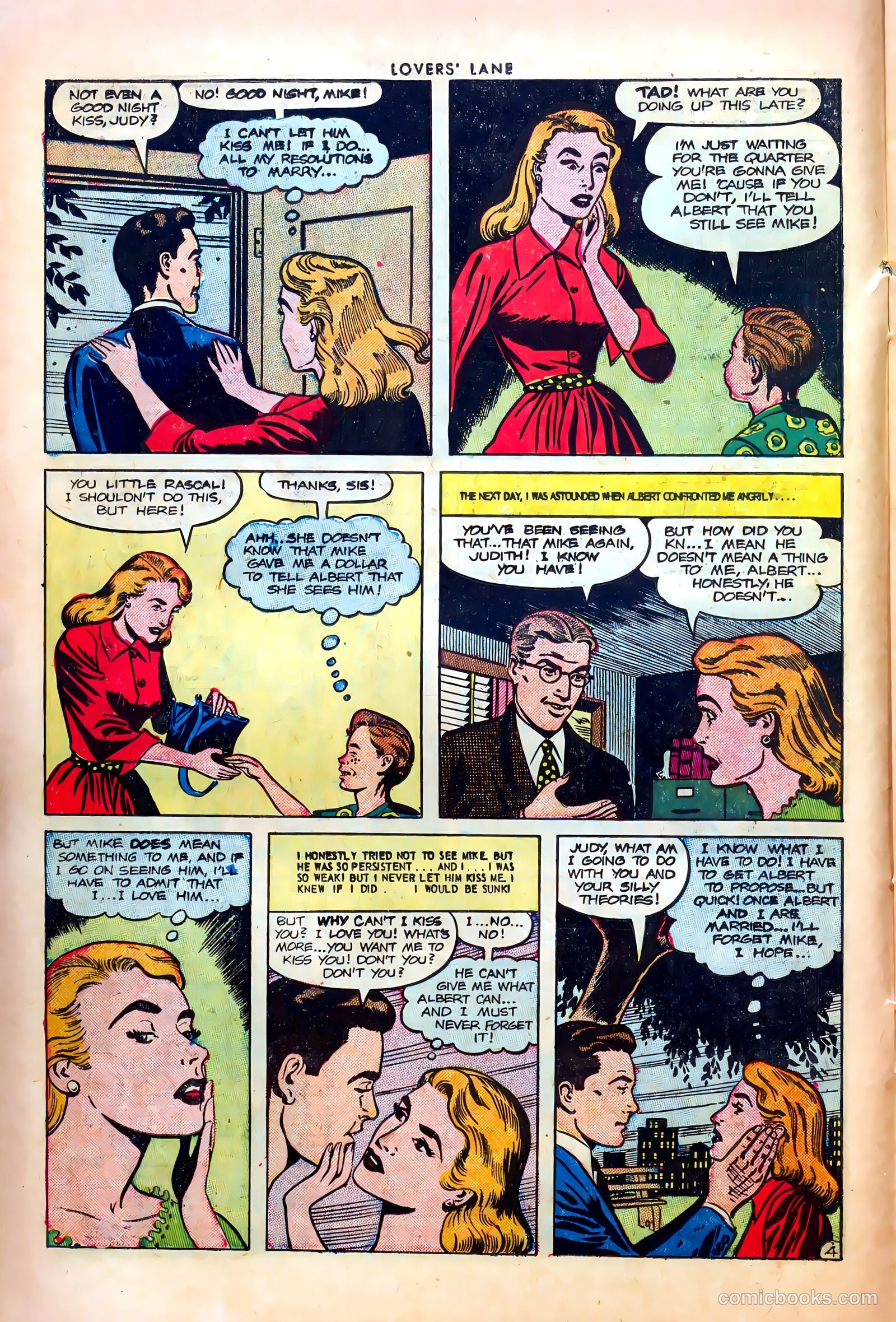 Lovers' Lane #37 (1953) — page 14 of 36