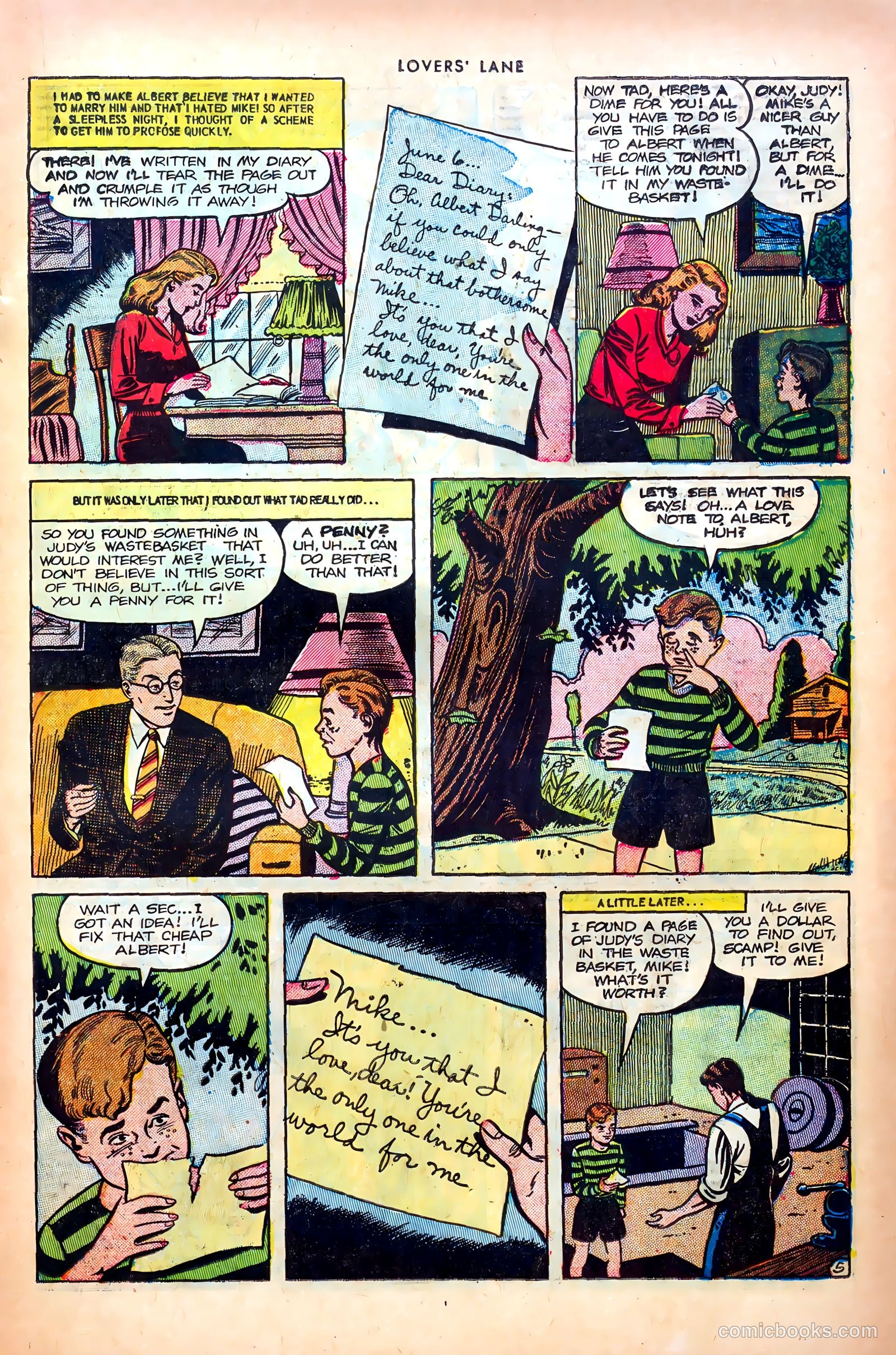 Lovers' Lane #37 (1953) — page 15 of 36