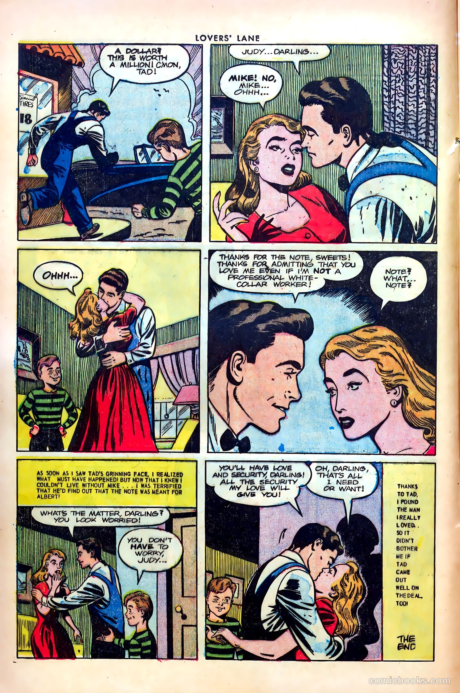 Lovers' Lane #37 (1953) — page 16 of 36