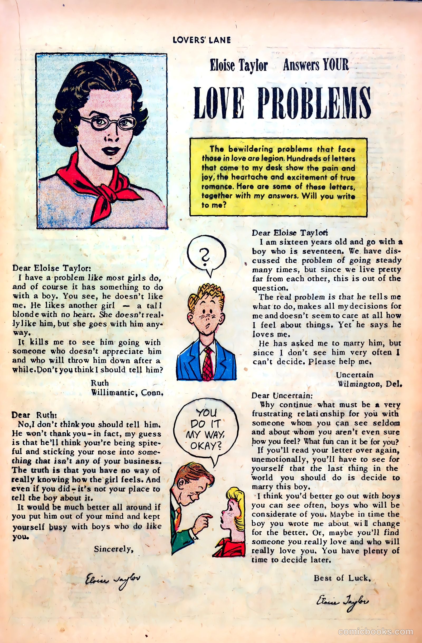 Lovers' Lane #37 (1953) — page 17 of 36
