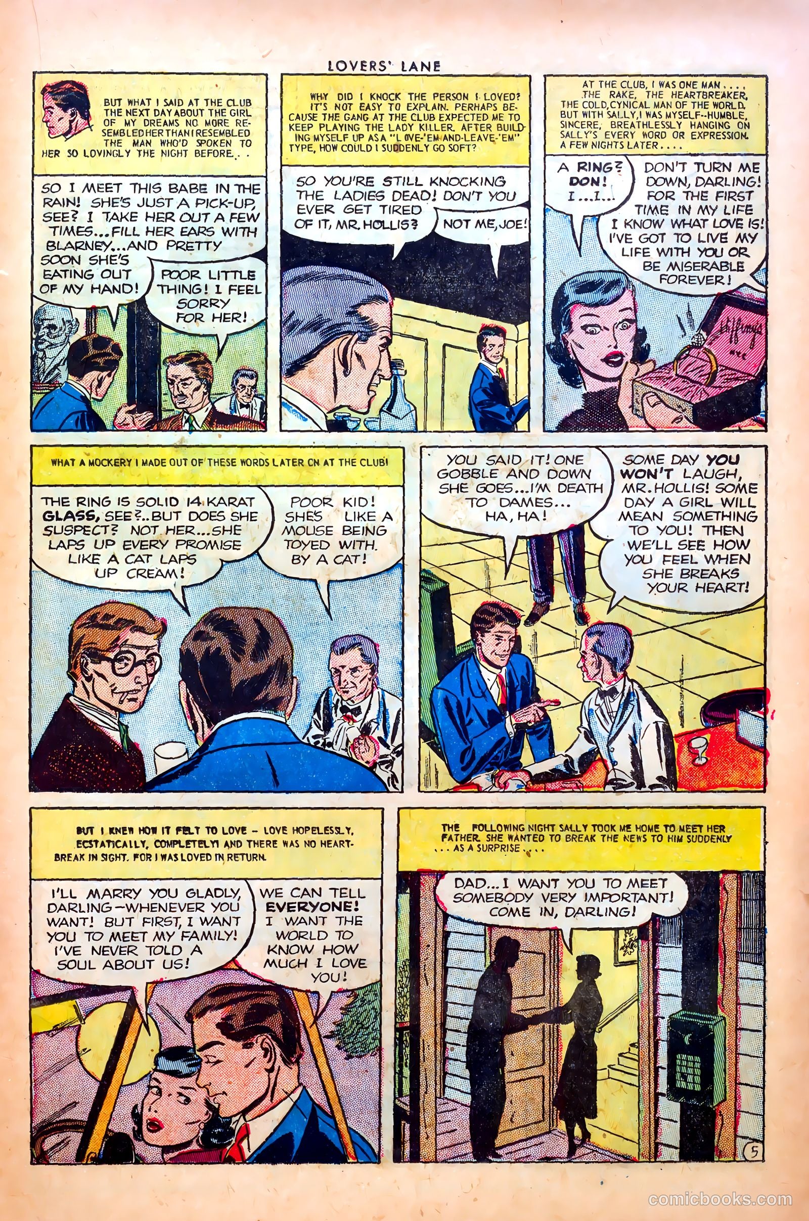 Lovers' Lane #37 (1953) — page 23 of 36