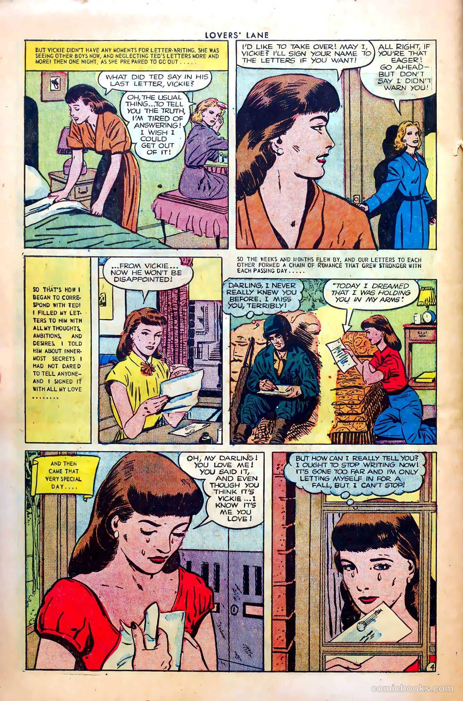 Lovers' Lane #37 (1953) — page 30 of 36