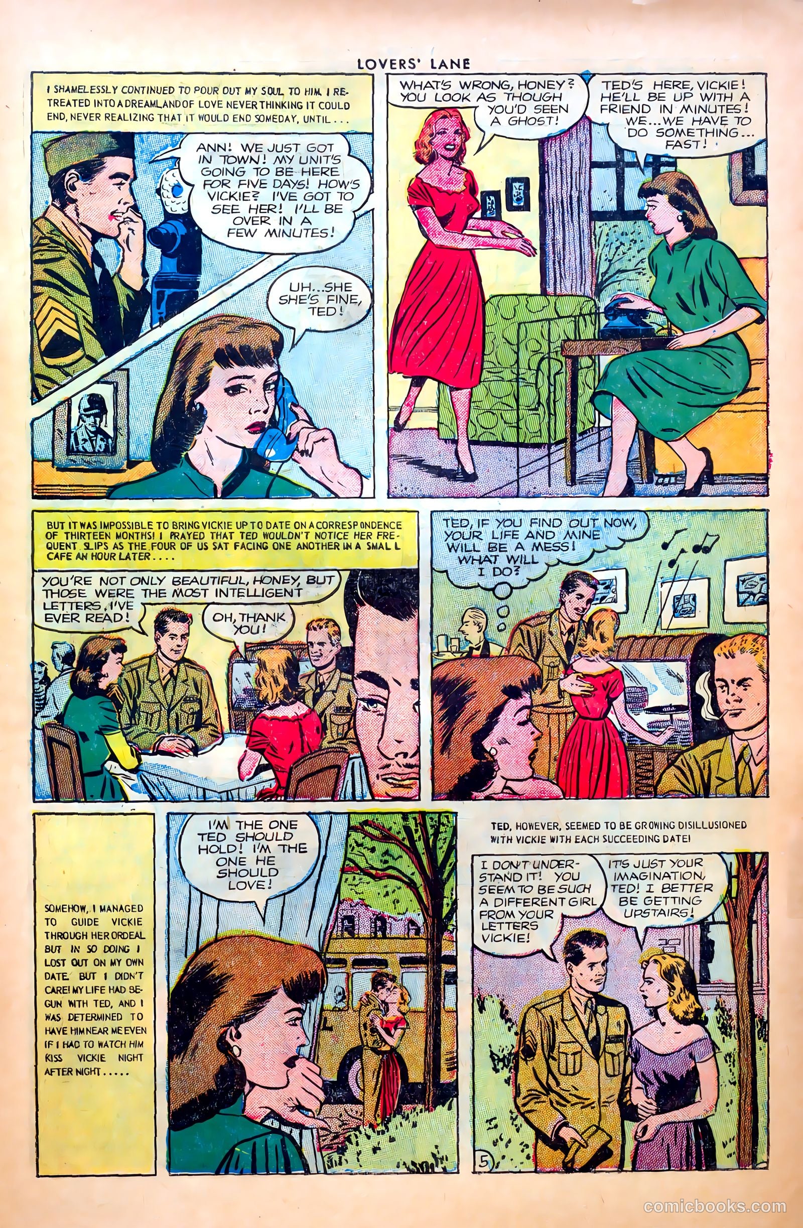 Lovers' Lane #37 (1953) — page 31 of 36