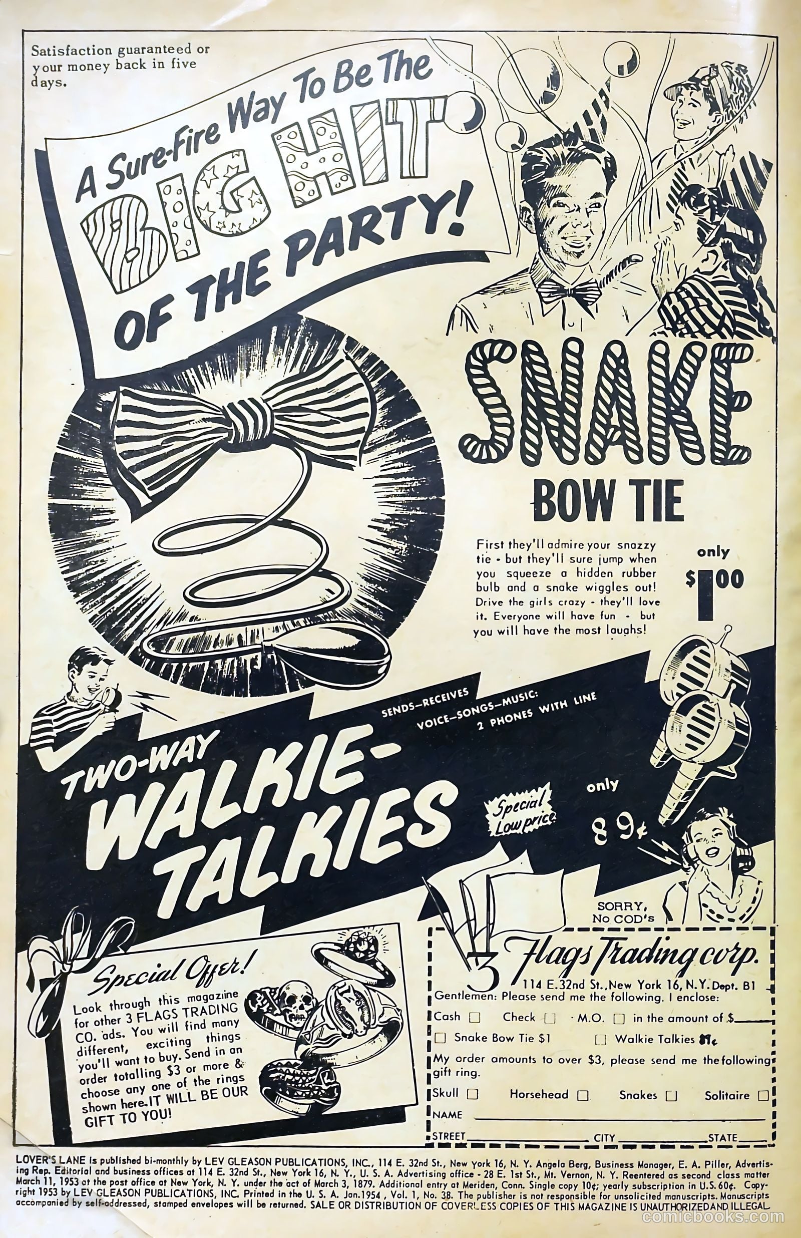 Lovers' Lane #38 (1953) — page 2 of 36