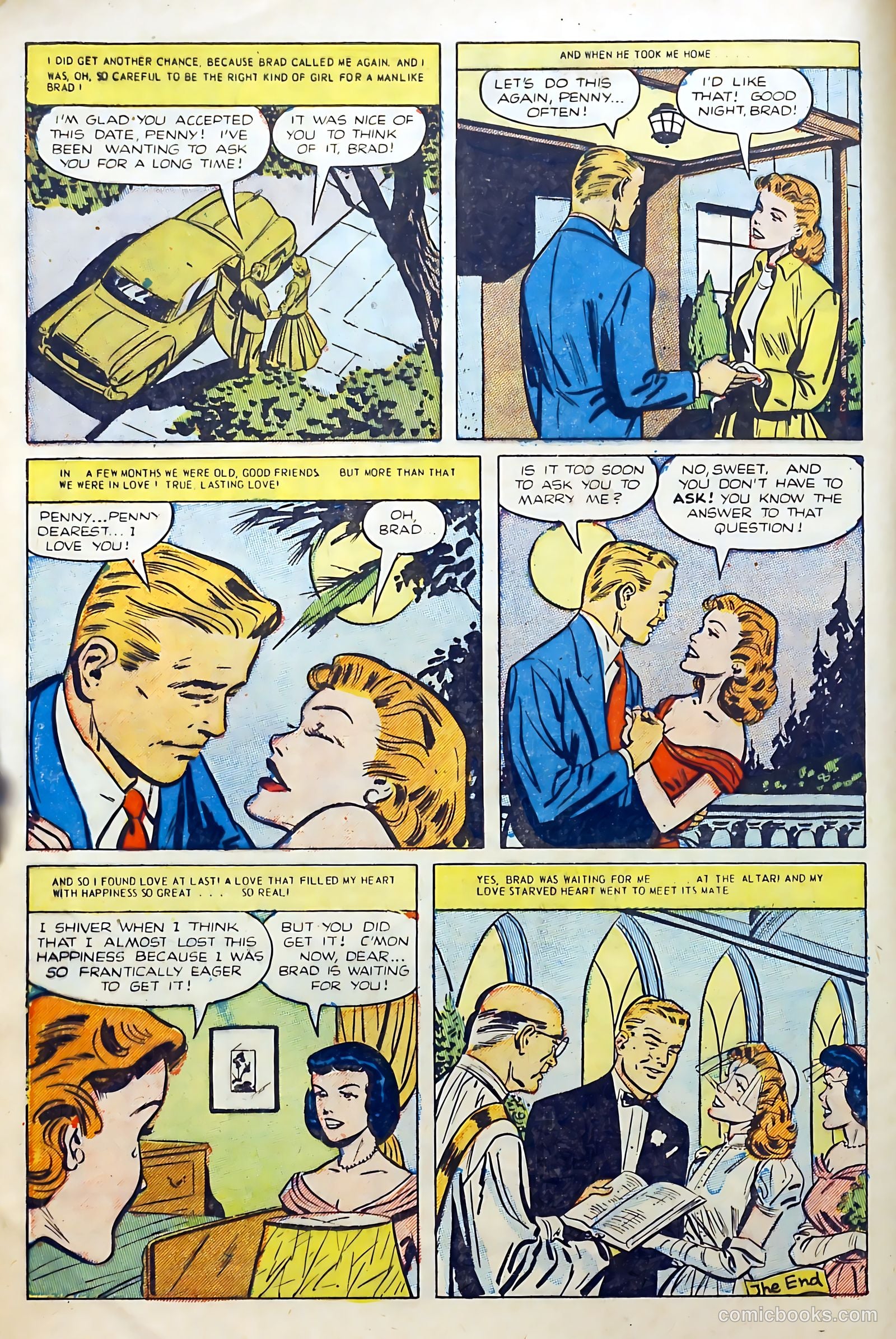 Lovers' Lane #38 (1953) — page 8 of 36