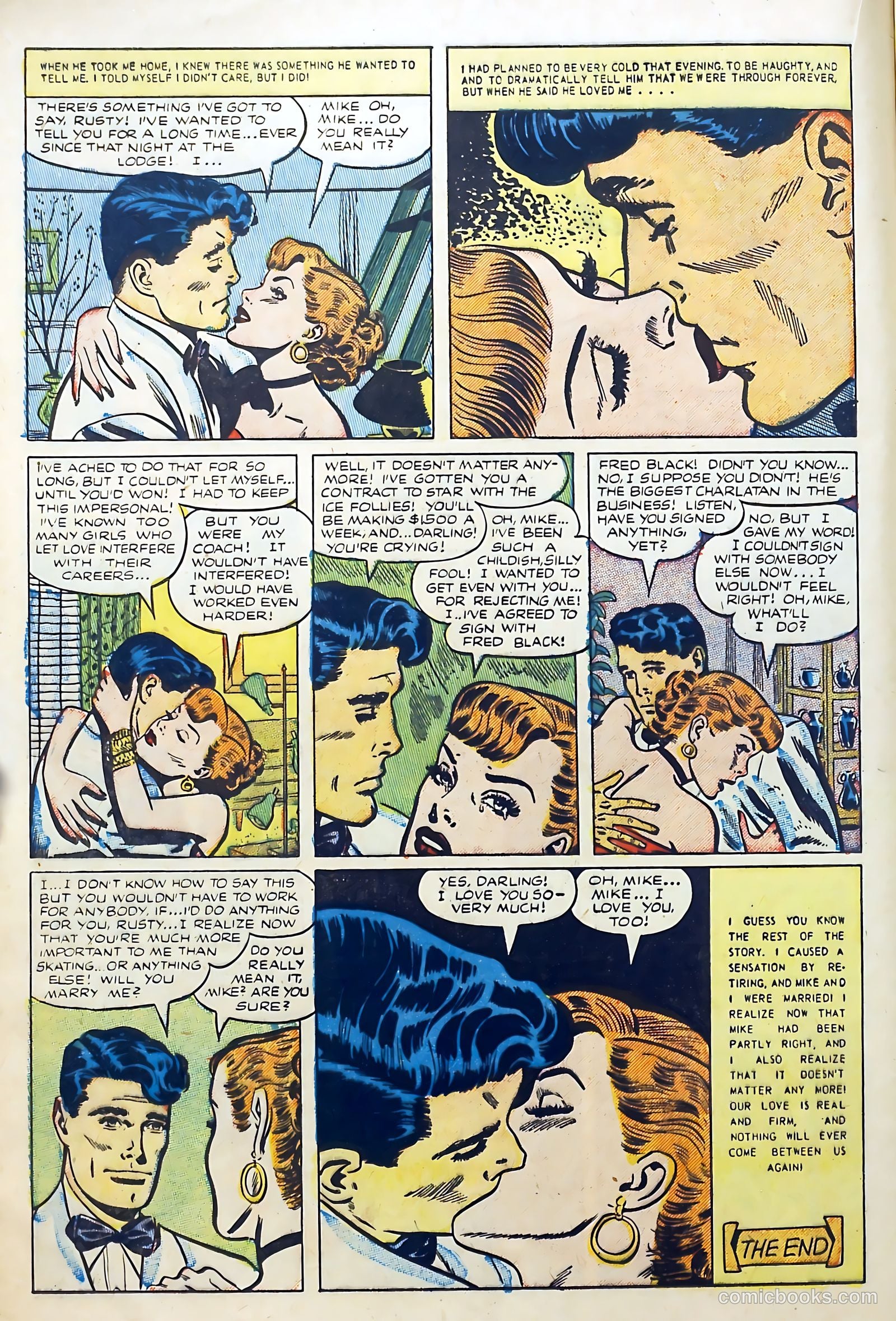 Lovers' Lane #38 (1953) — page 16 of 36