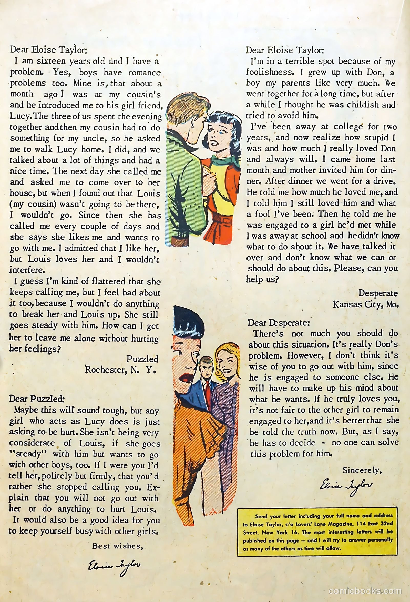 Lovers' Lane #38 (1953) — page 18 of 36