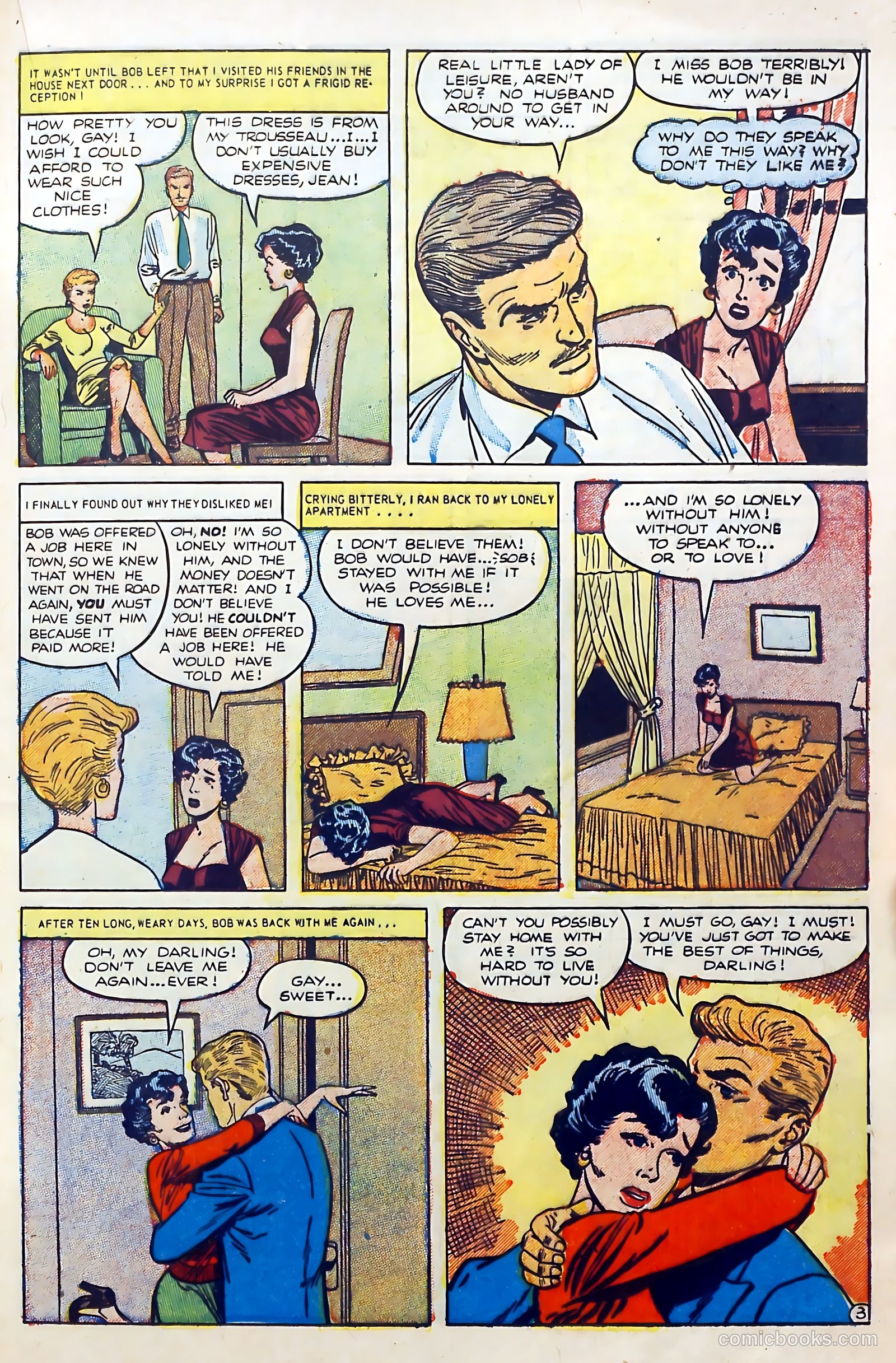 Lovers' Lane #38 (1953) — page 21 of 36