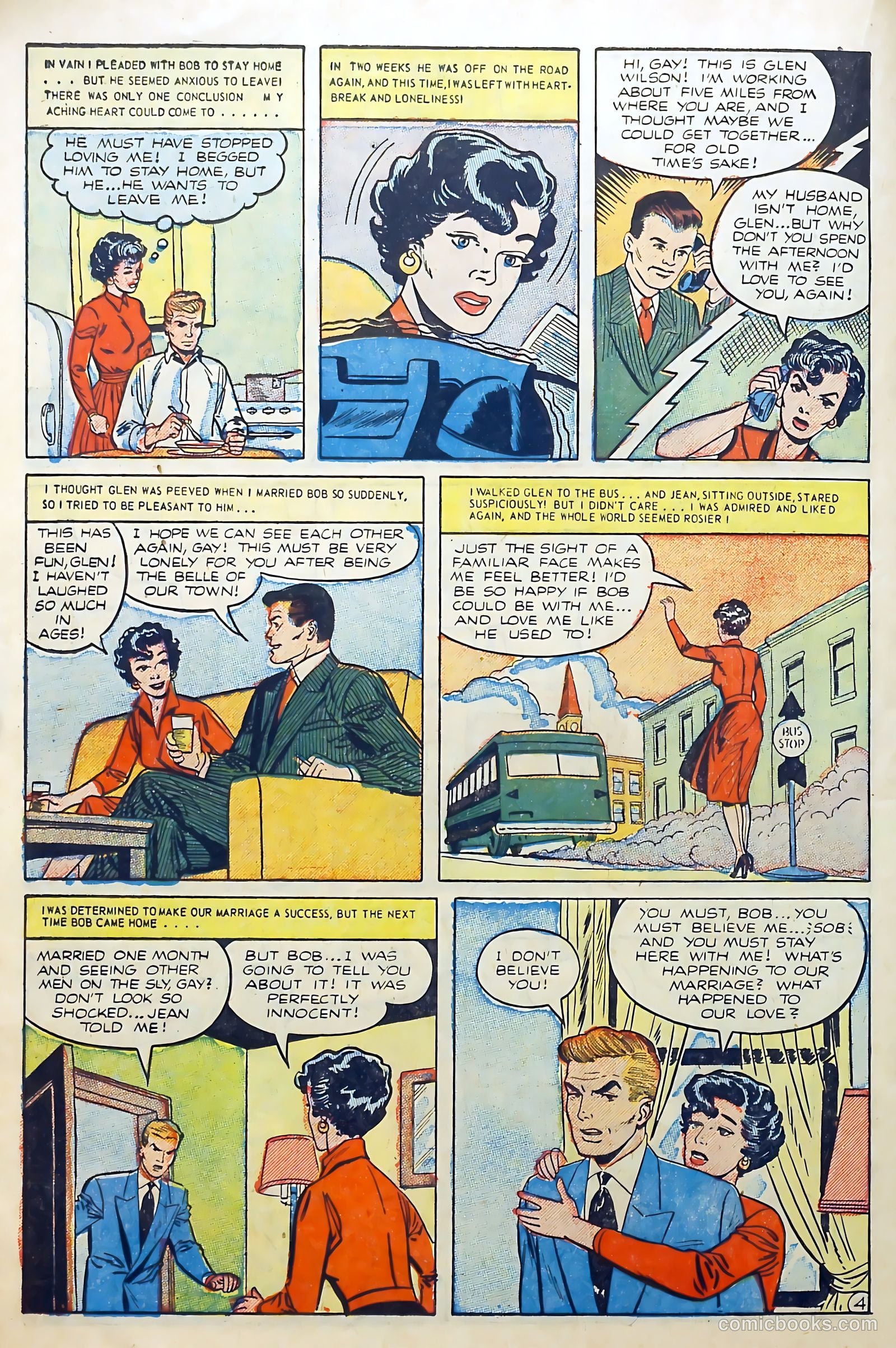 Lovers' Lane #38 (1953) — page 22 of 36