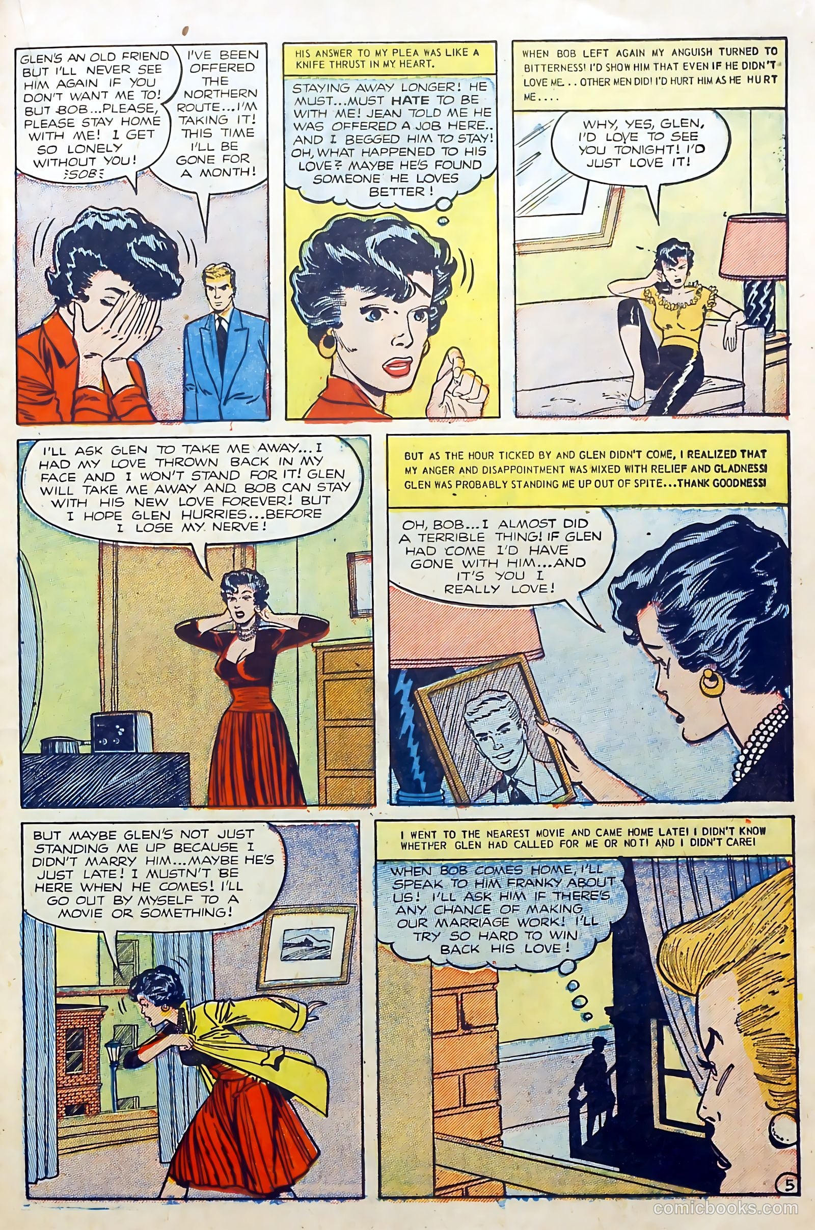 Lovers' Lane #38 (1953) — page 23 of 36