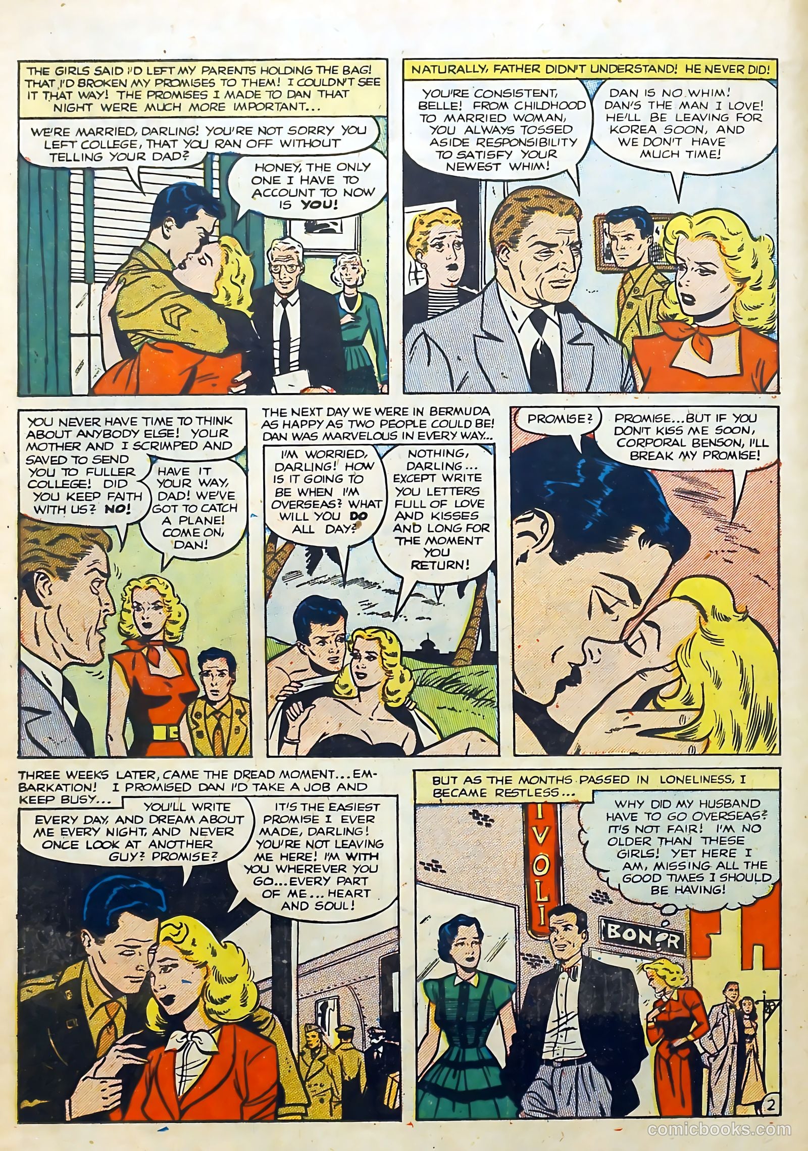 Lovers' Lane #39 (1954) — page 18 of 37