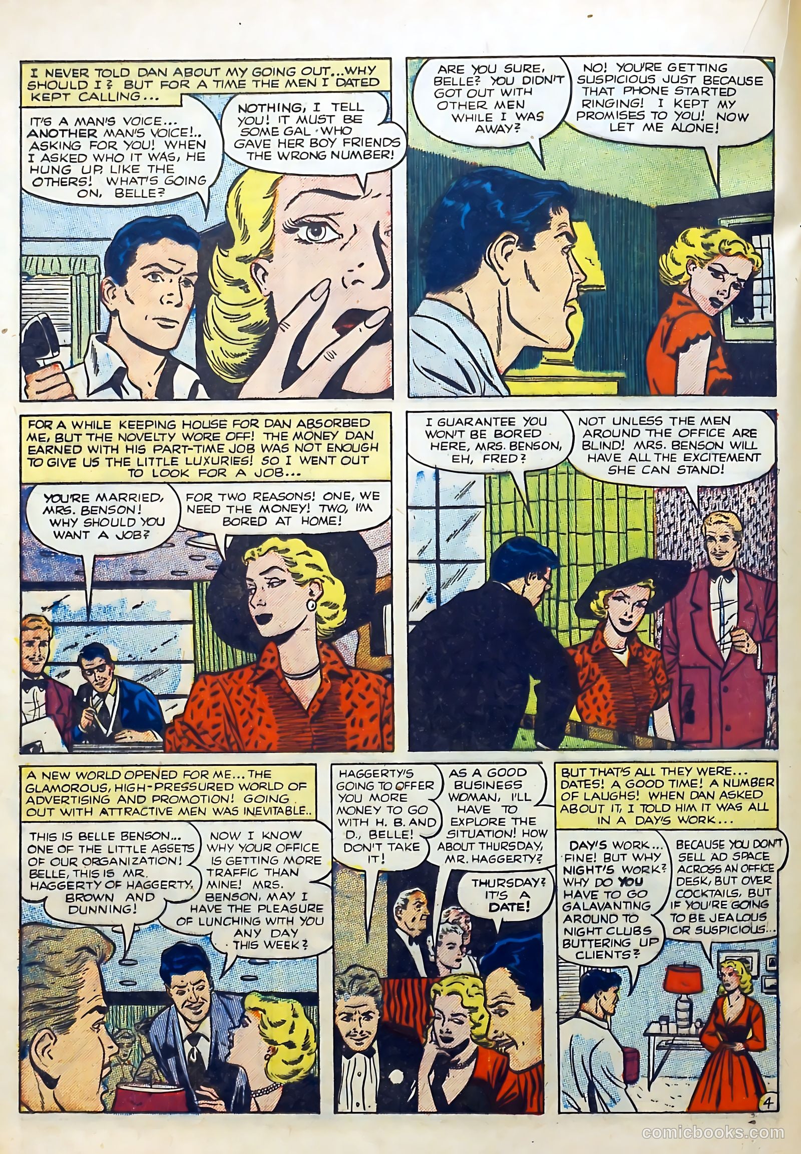 Lovers' Lane #39 (1954) — page 20 of 37