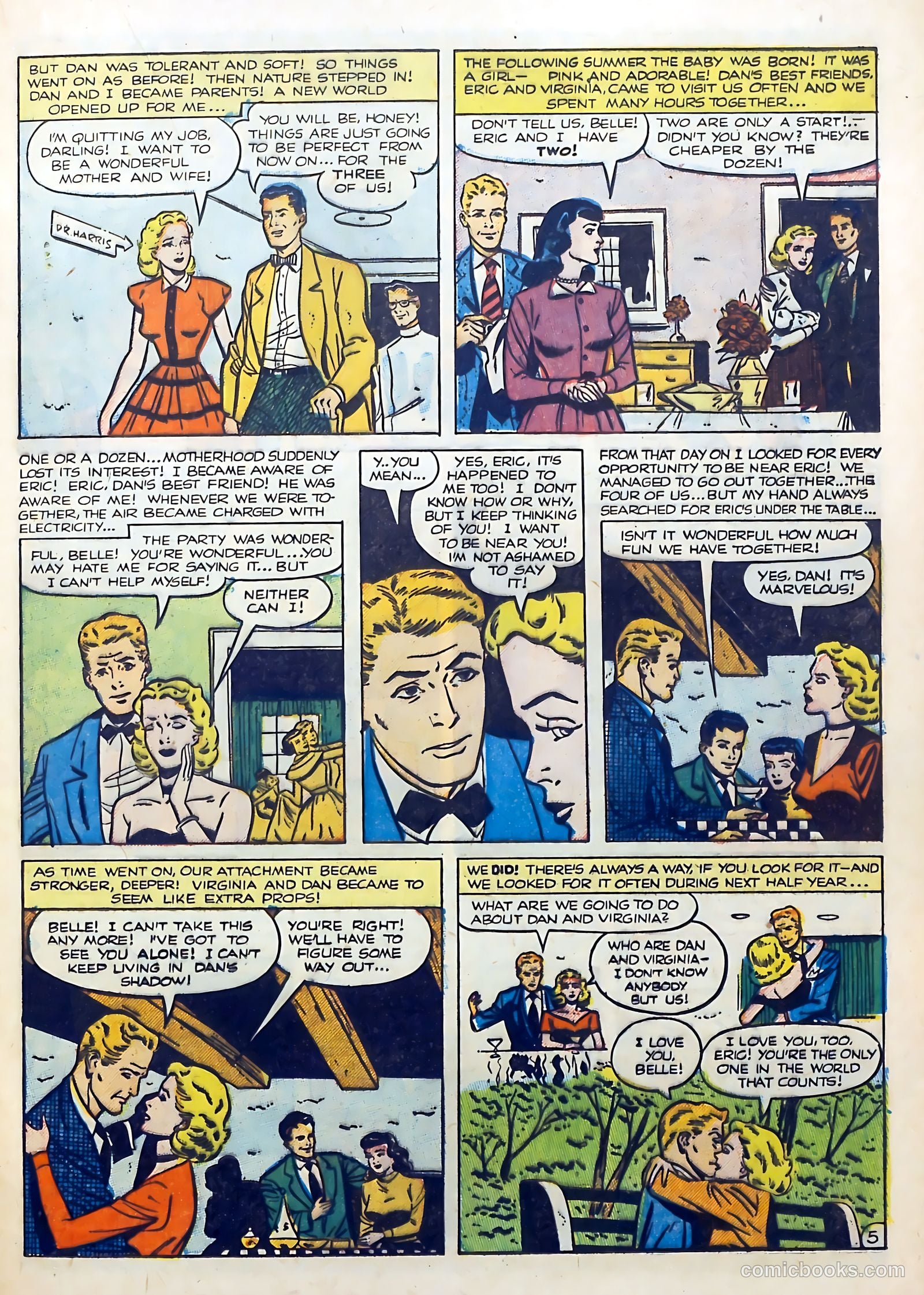 Lovers' Lane #39 (1954) — page 21 of 37
