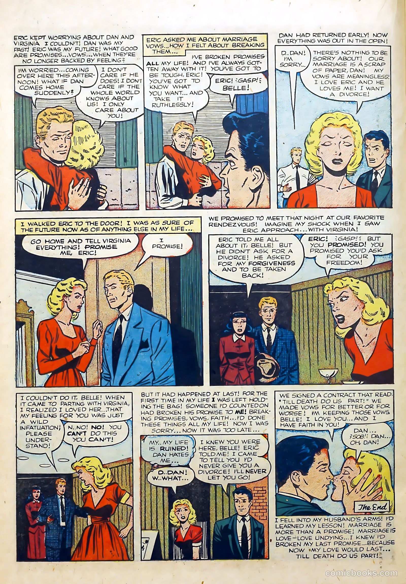 Lovers' Lane #39 (1954) — page 22 of 37