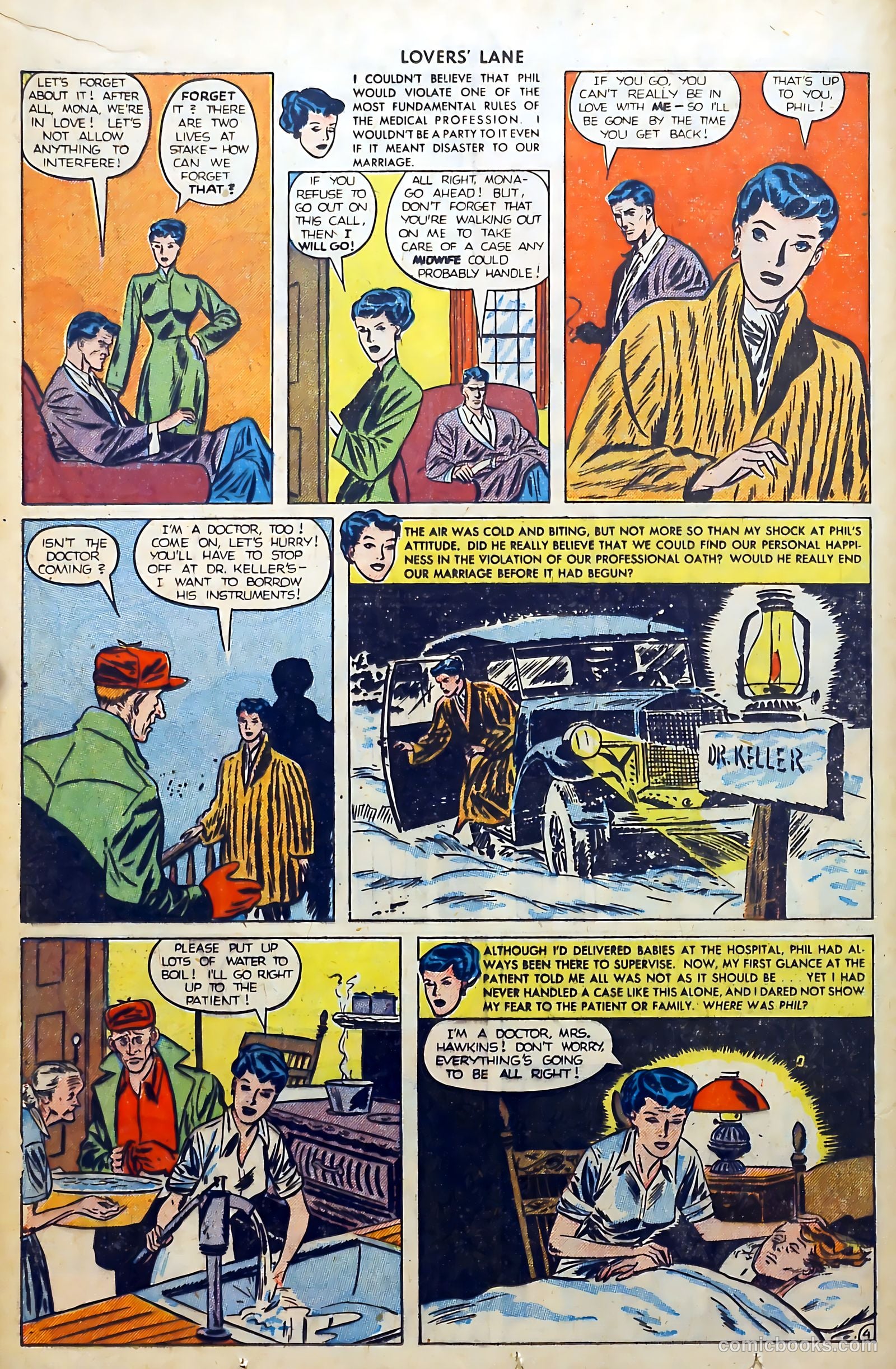 Lovers' Lane #4 (1950) — page 16 of 53