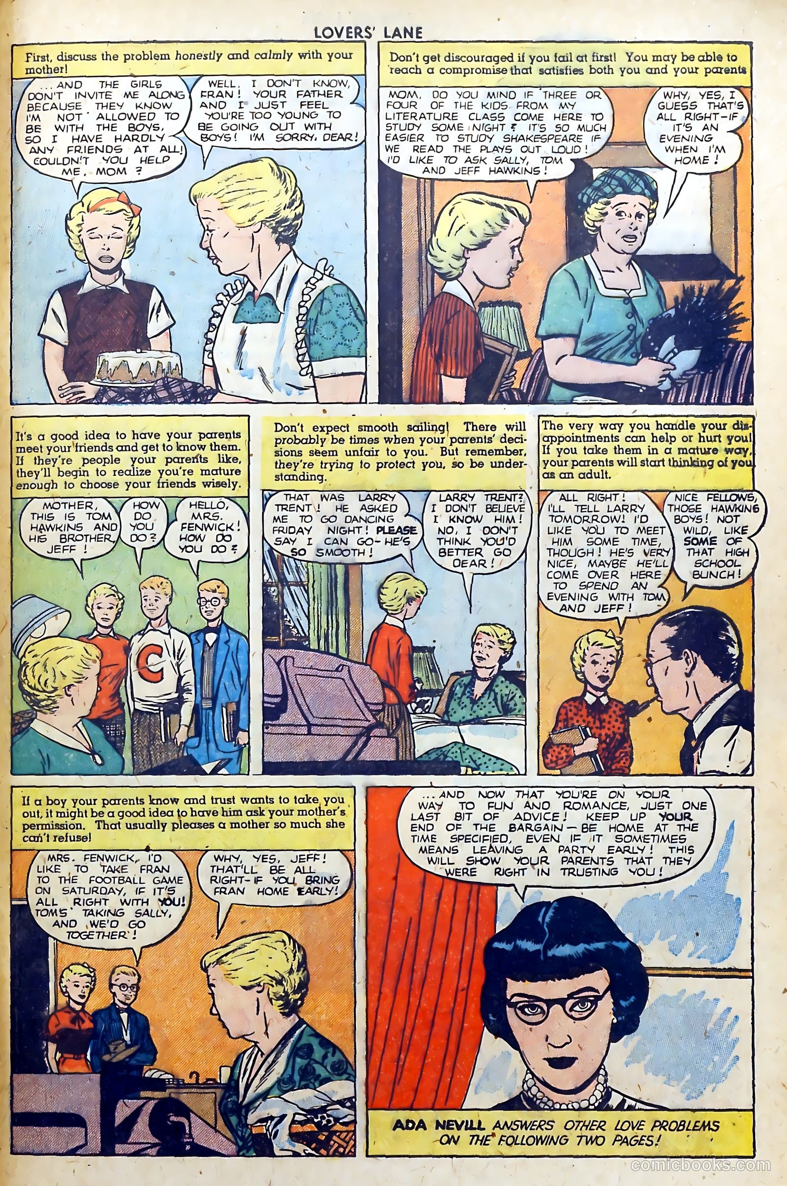 Lovers' Lane #4 (1950) — page 45 of 53