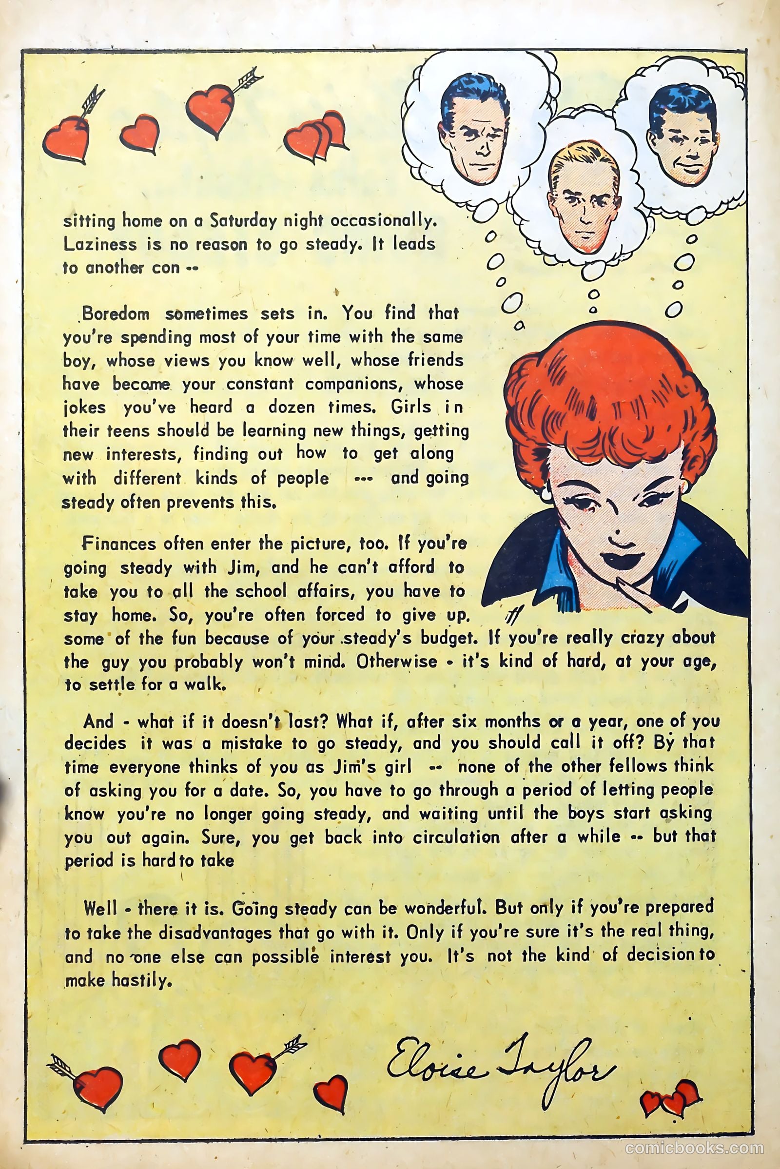 Lovers' Lane #40 (1954) — page 18 of 37
