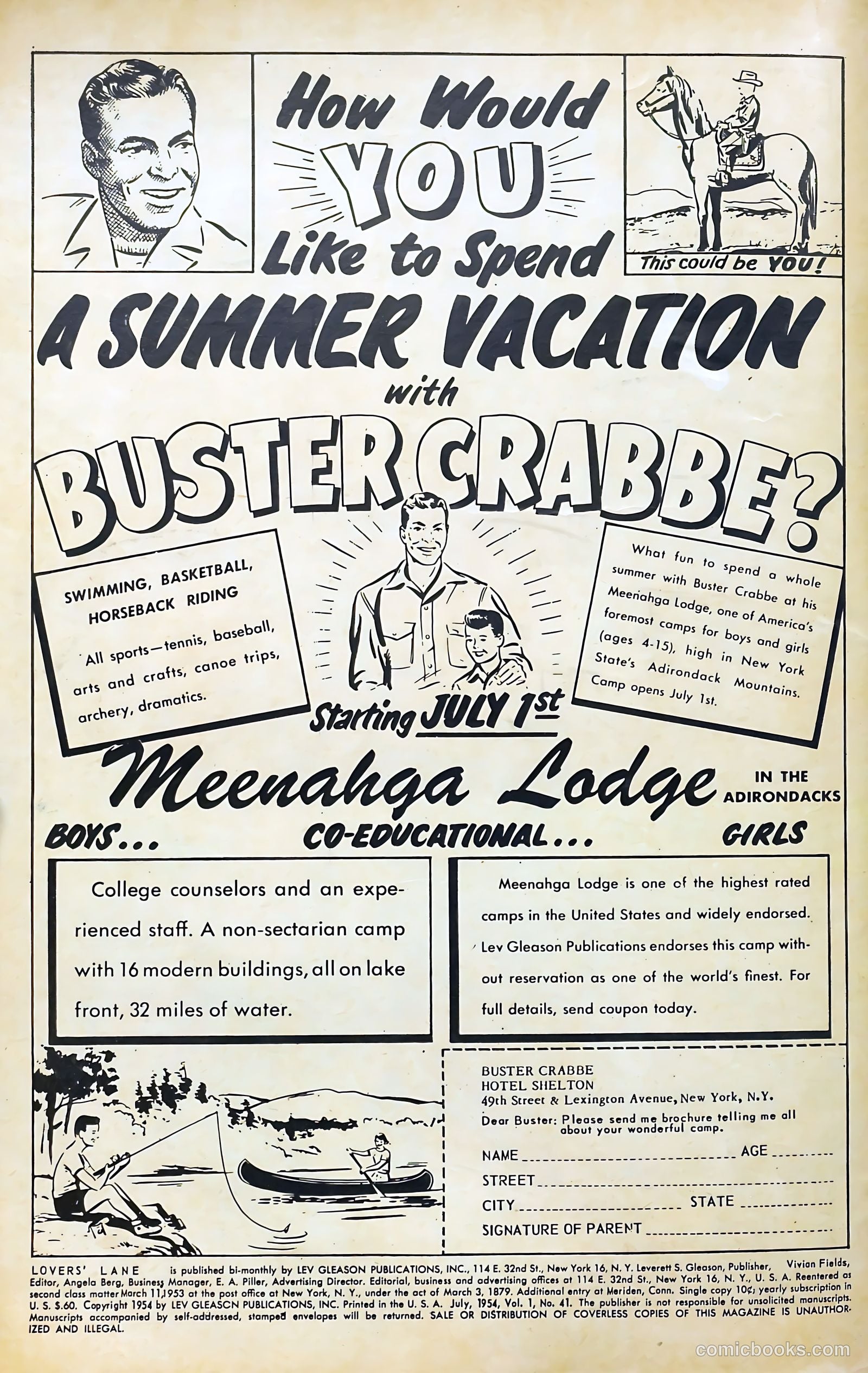 Lovers' Lane #41 (1954) — page 2 of 37