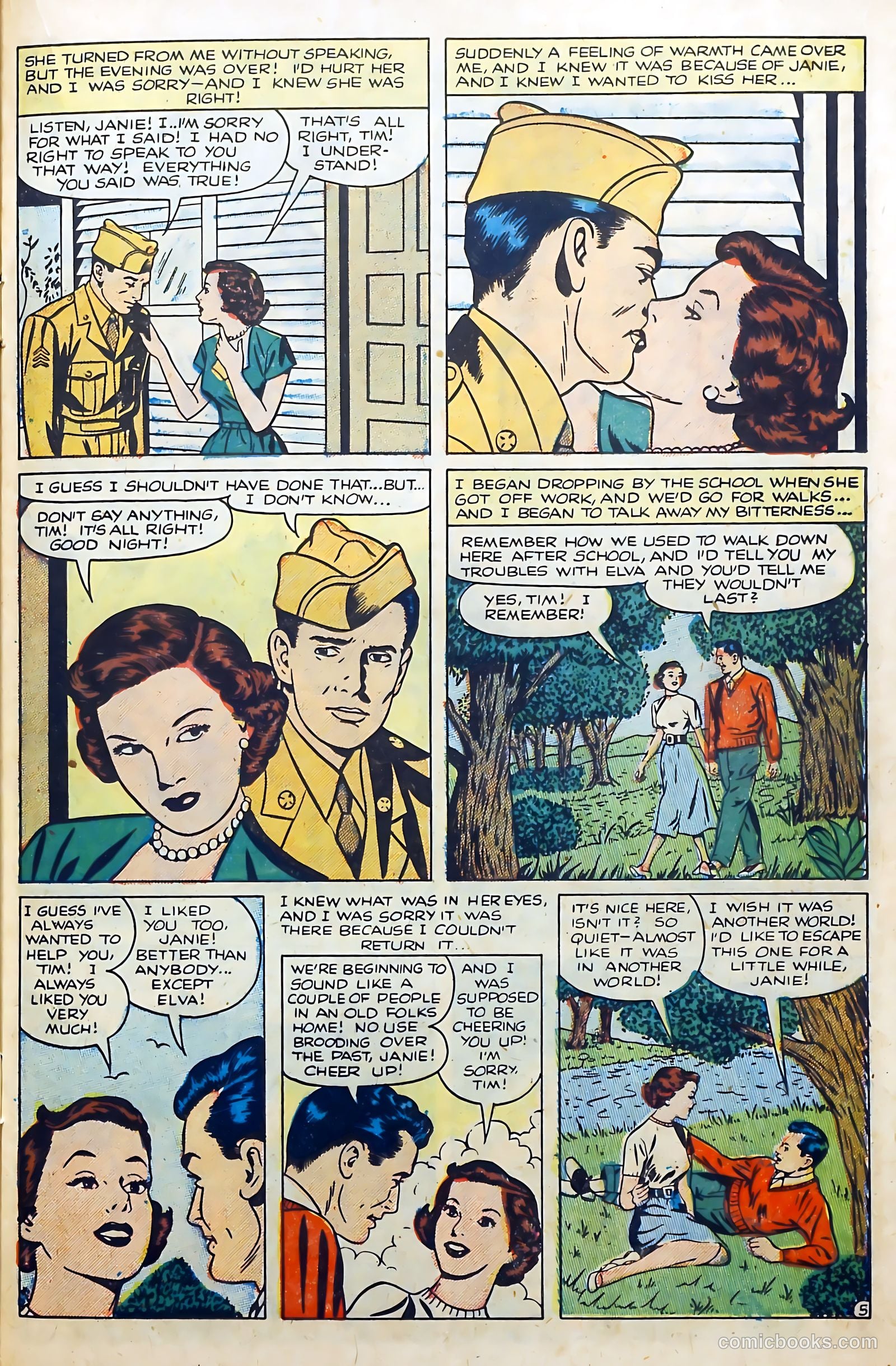 Lovers' Lane #41 (1954) — page 23 of 37