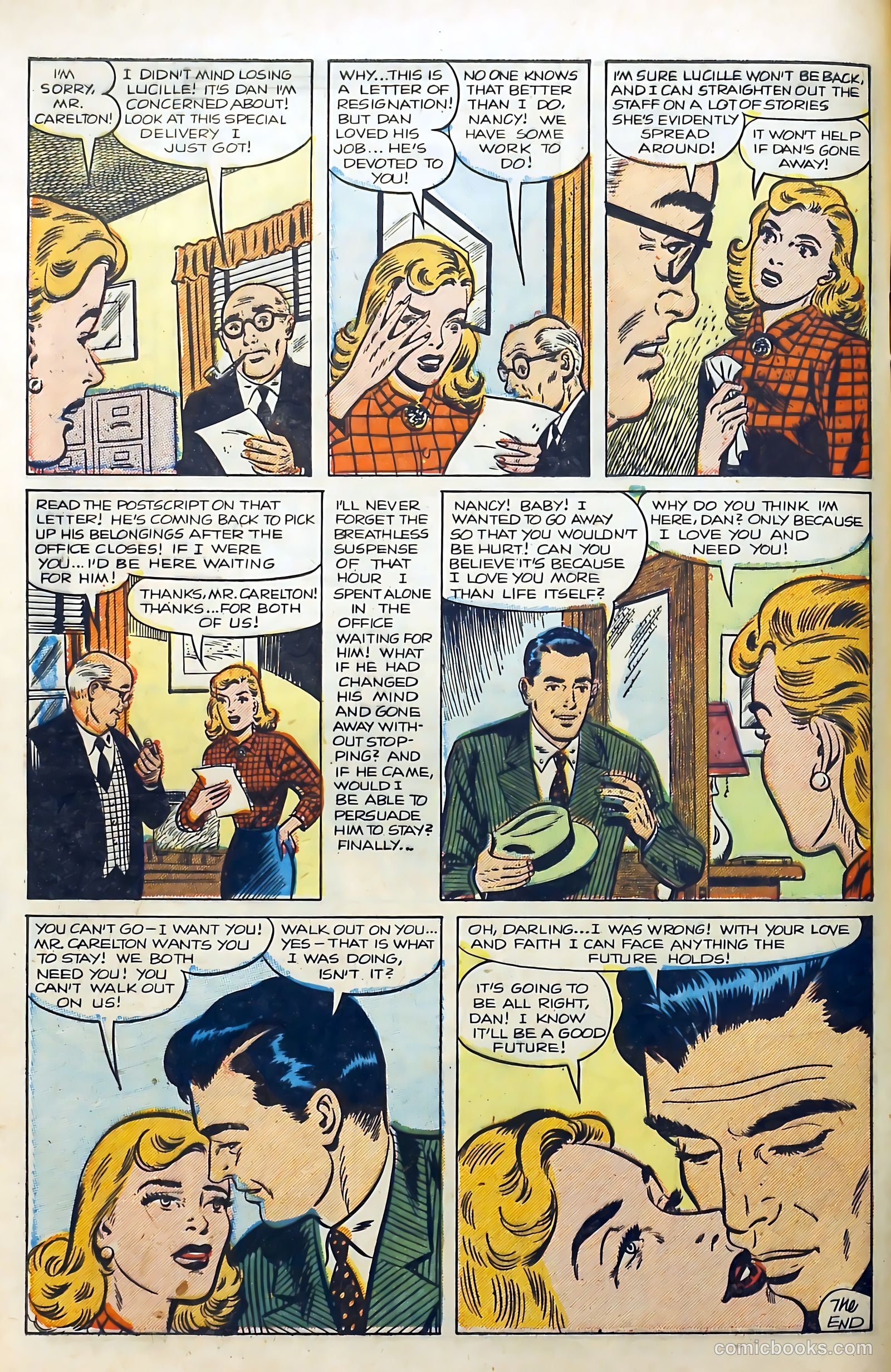 Lovers' Lane #41 (1954) — page 32 of 37