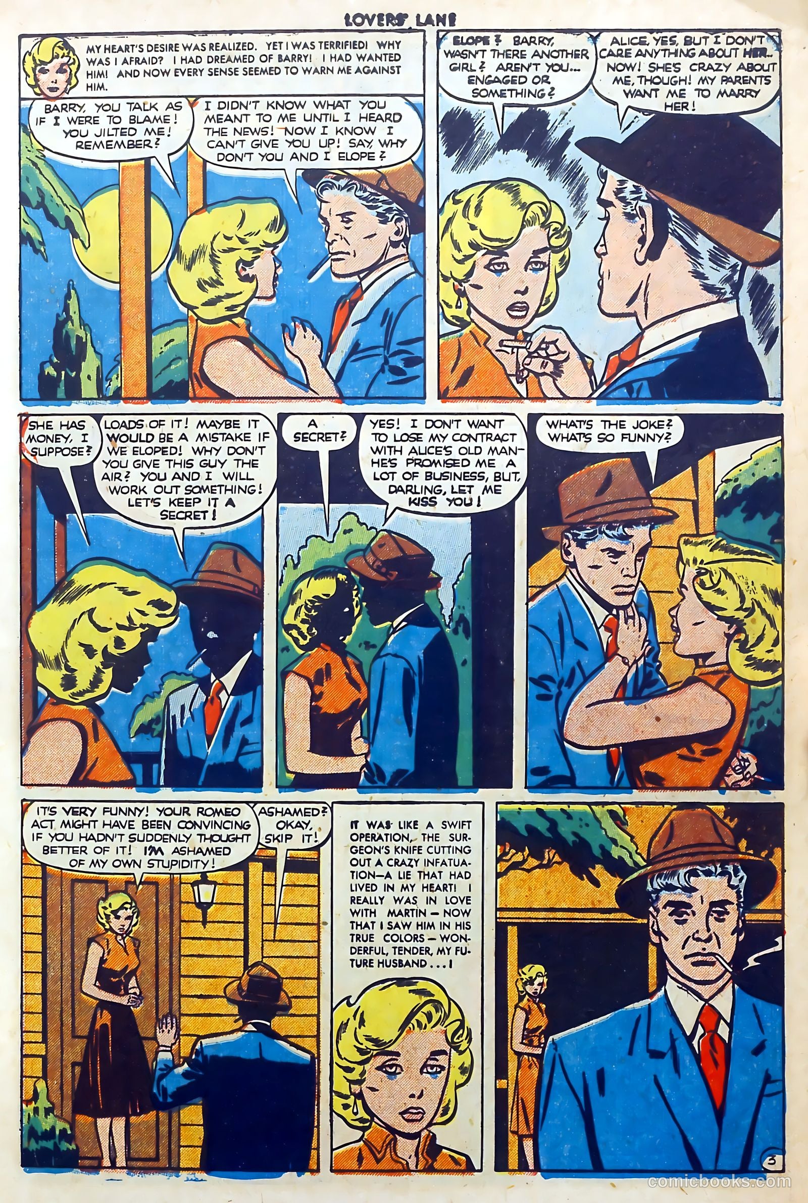 Lovers' Lane #5 (1950) — page 5 of 52