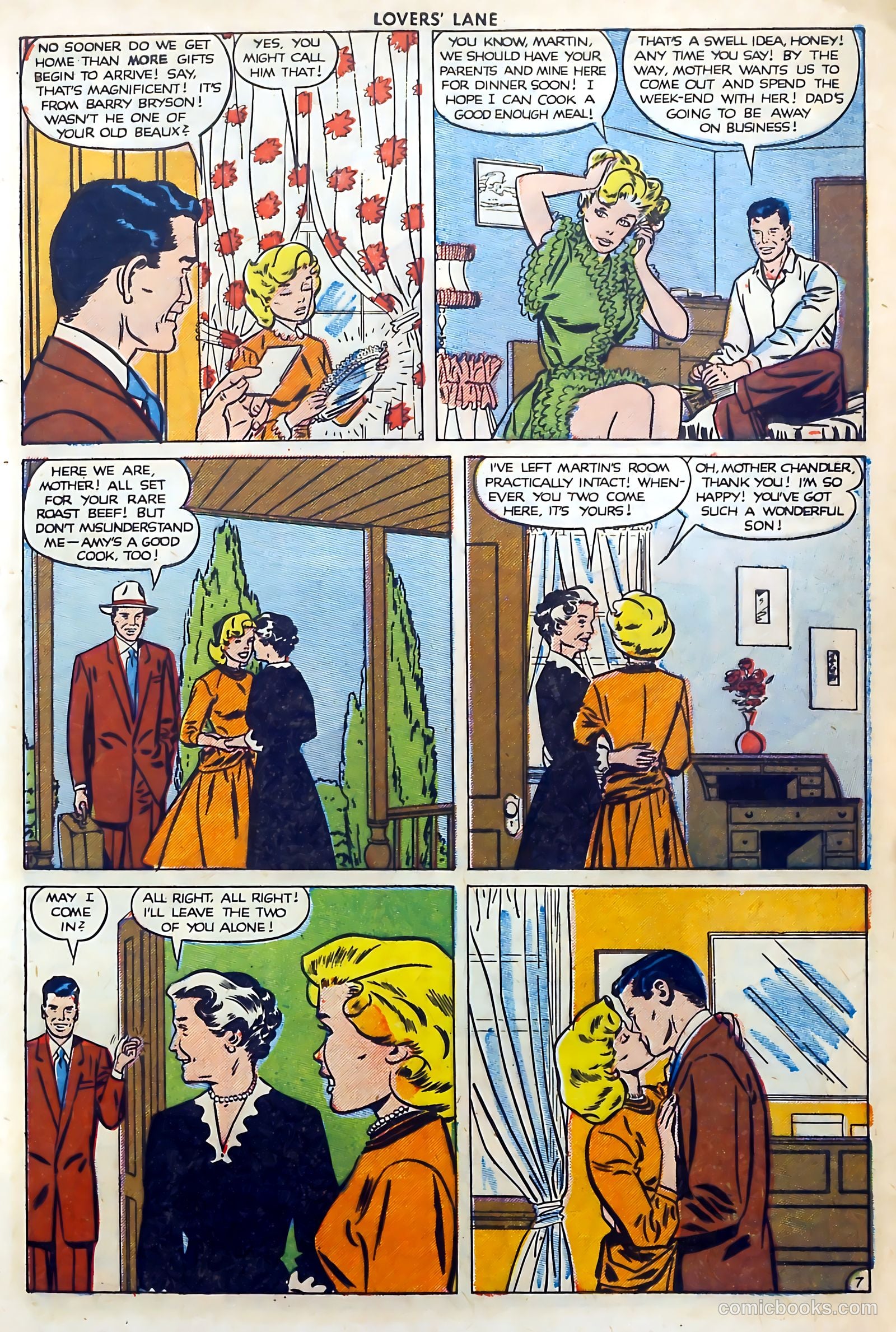 Lovers' Lane #5 (1950) — page 9 of 52