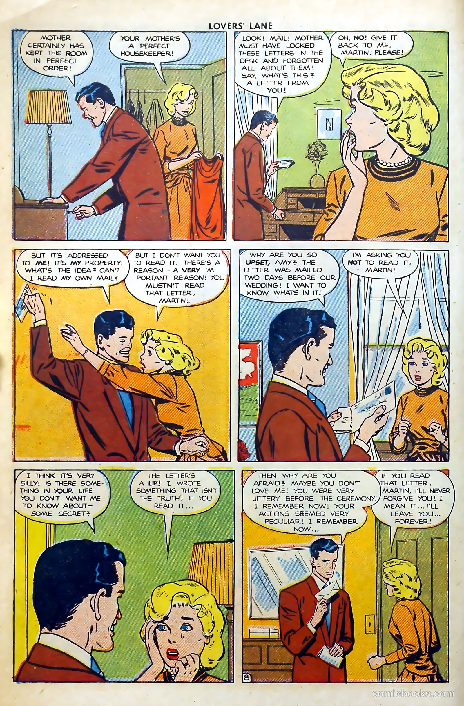 Lovers' Lane #5 (1950) — page 10 of 52