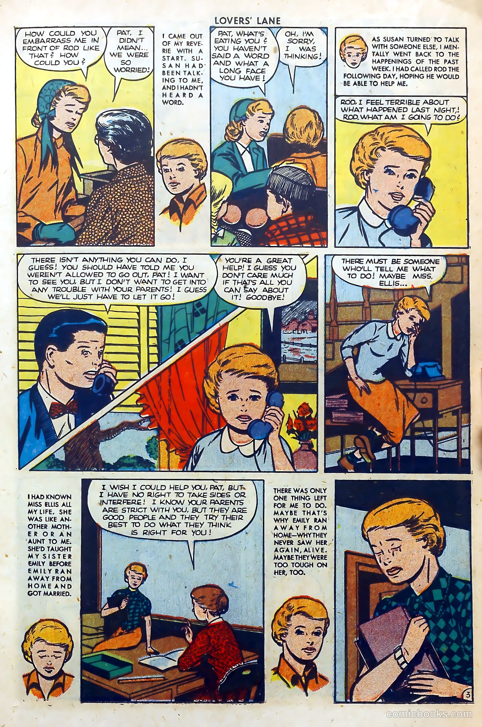 Lovers' Lane #5 (1950) — page 17 of 52