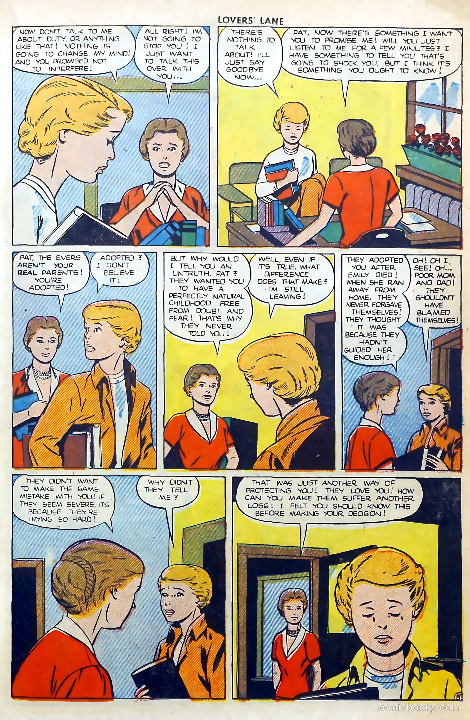 Lovers' Lane #5 (1950) — page 19 of 52
