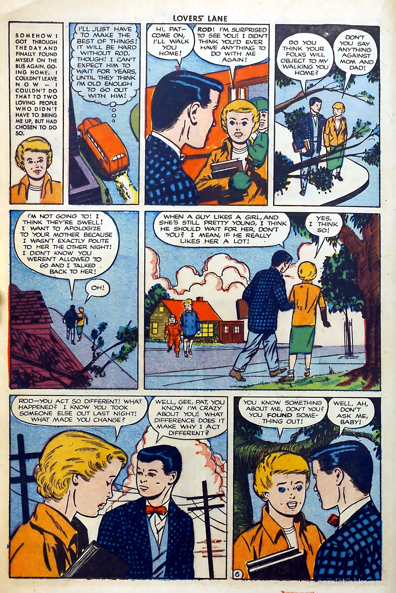 Lovers' Lane #5 (1950) — page 20 of 52
