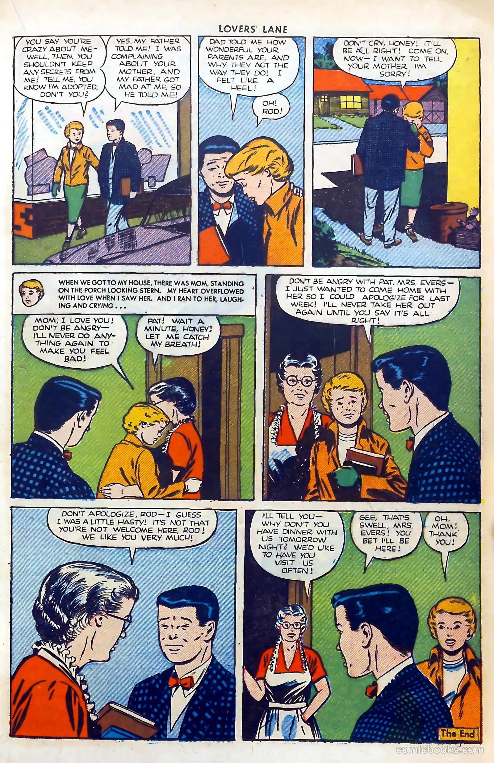 Lovers' Lane #5 (1950) — page 21 of 52