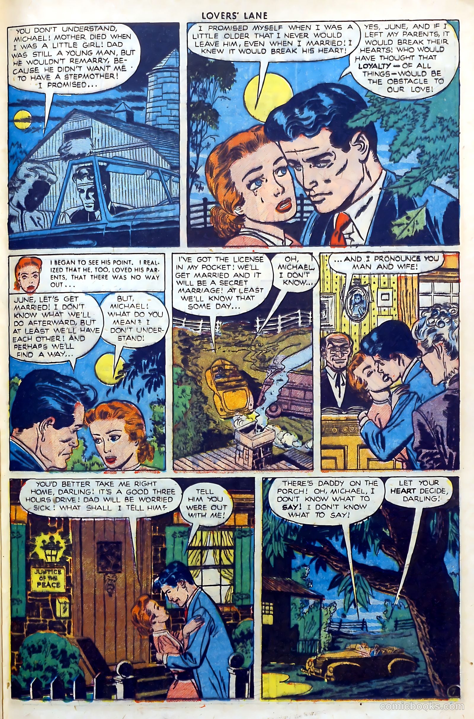 Lovers' Lane #5 (1950) — page 35 of 52