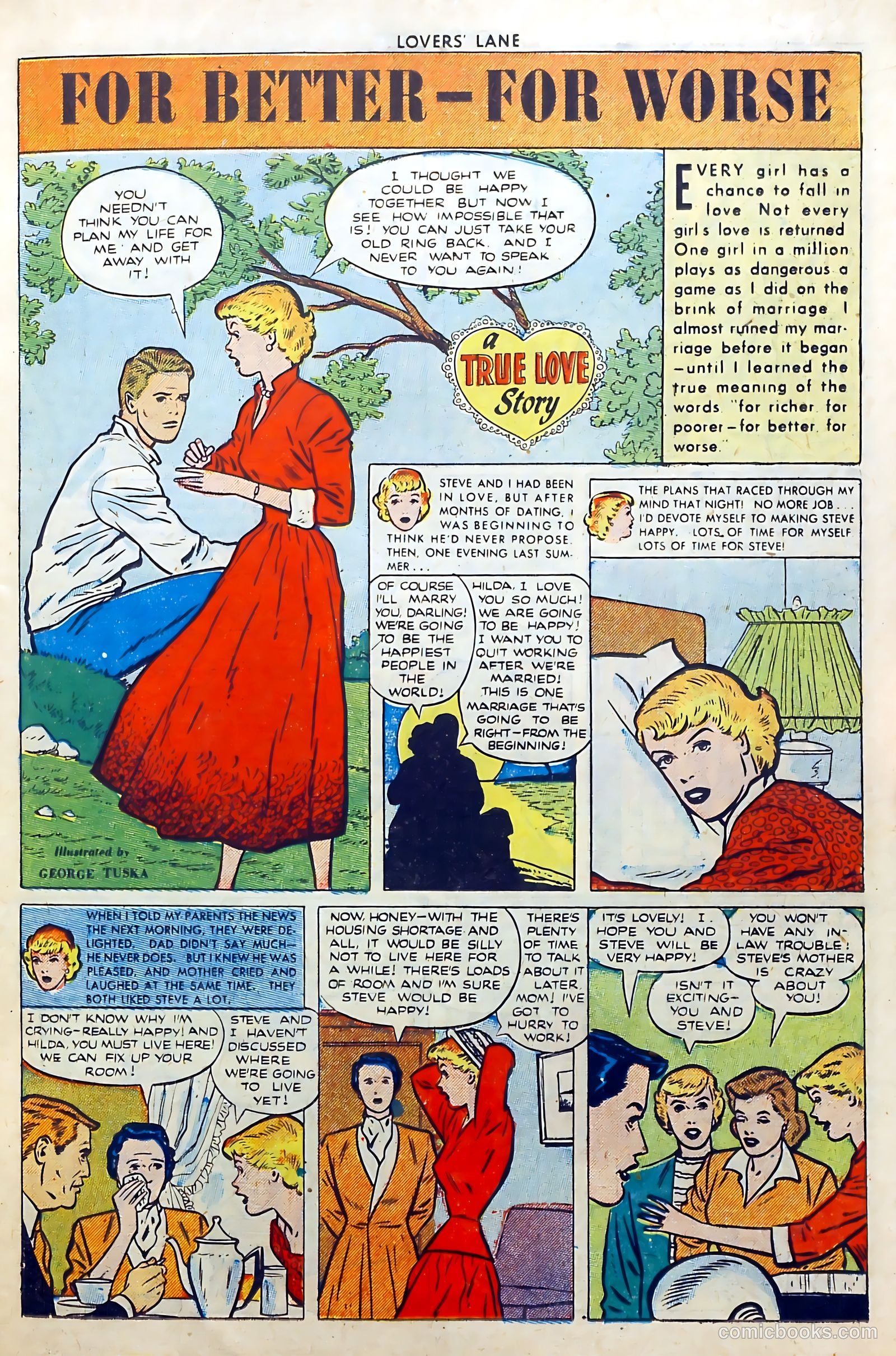 Lovers' Lane #6 (1950) — page 15 of 52