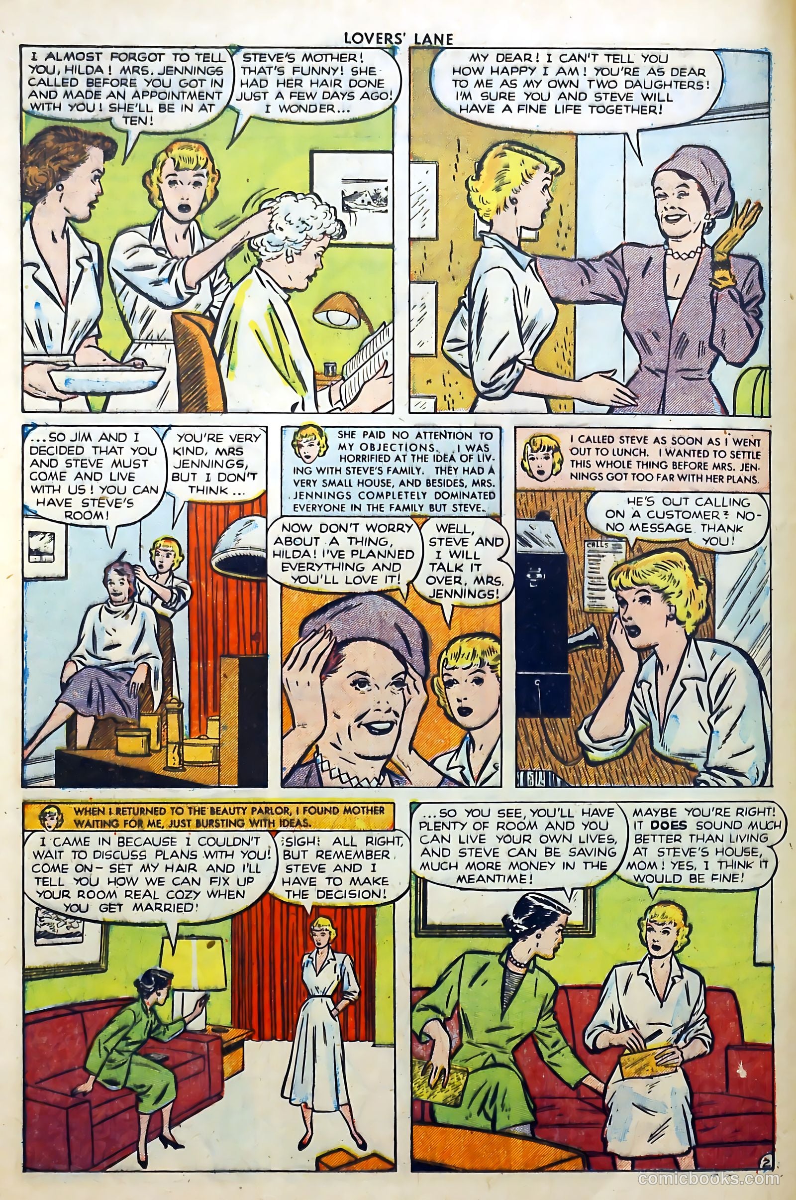 Lovers' Lane #6 (1950) — page 16 of 52