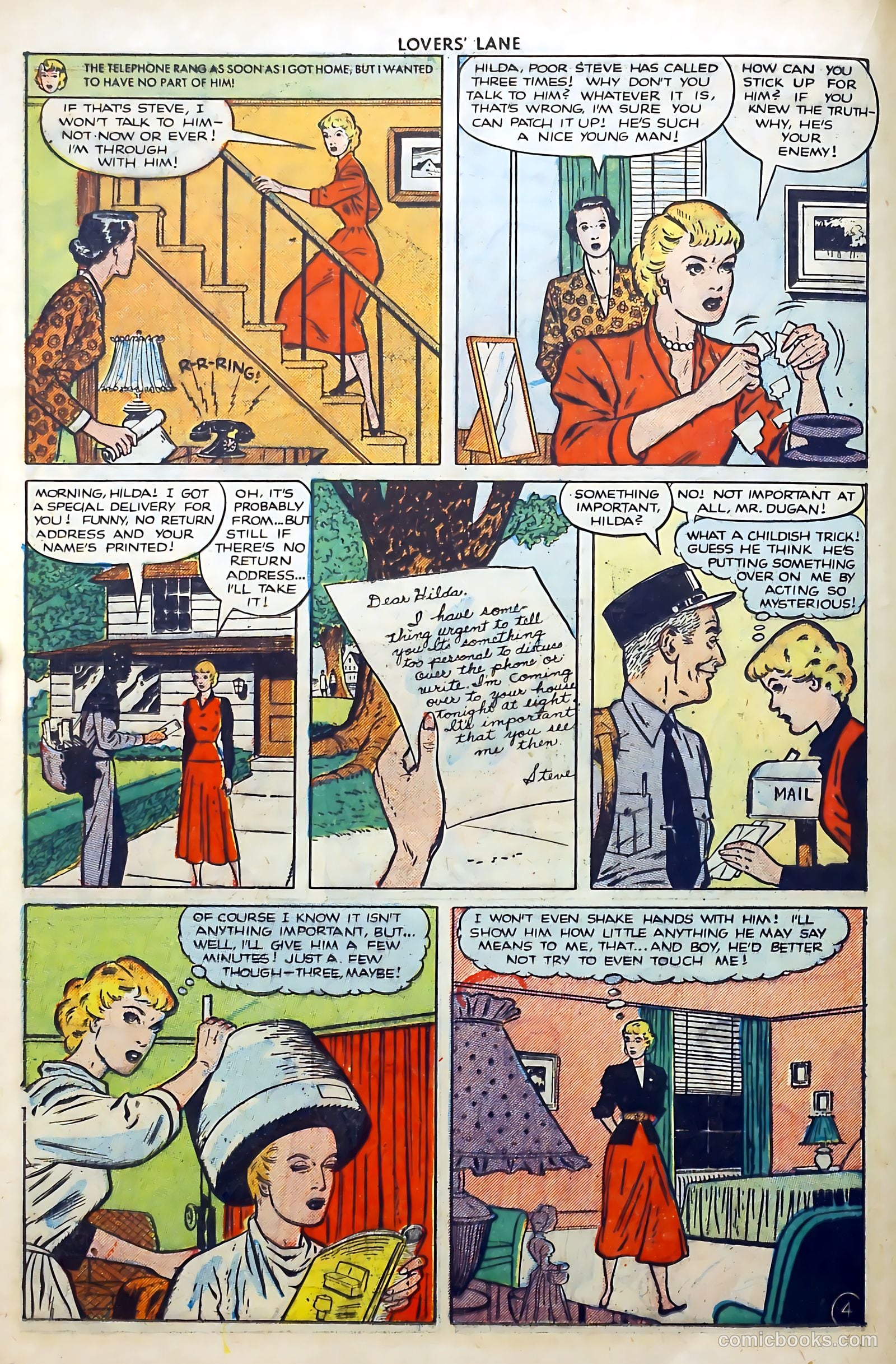 Lovers' Lane #6 (1950) — page 18 of 52