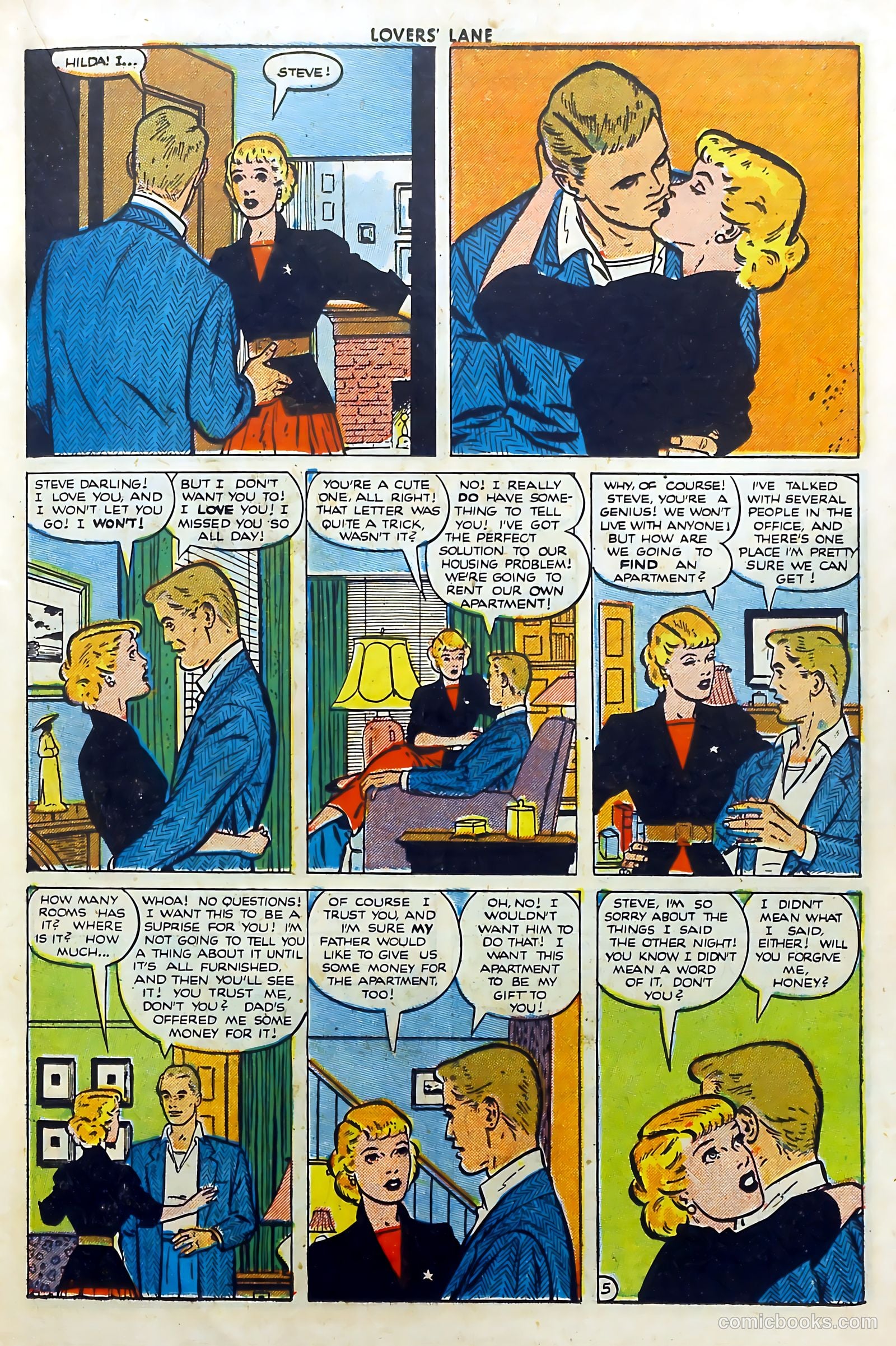 Lovers' Lane #6 (1950) — page 19 of 52