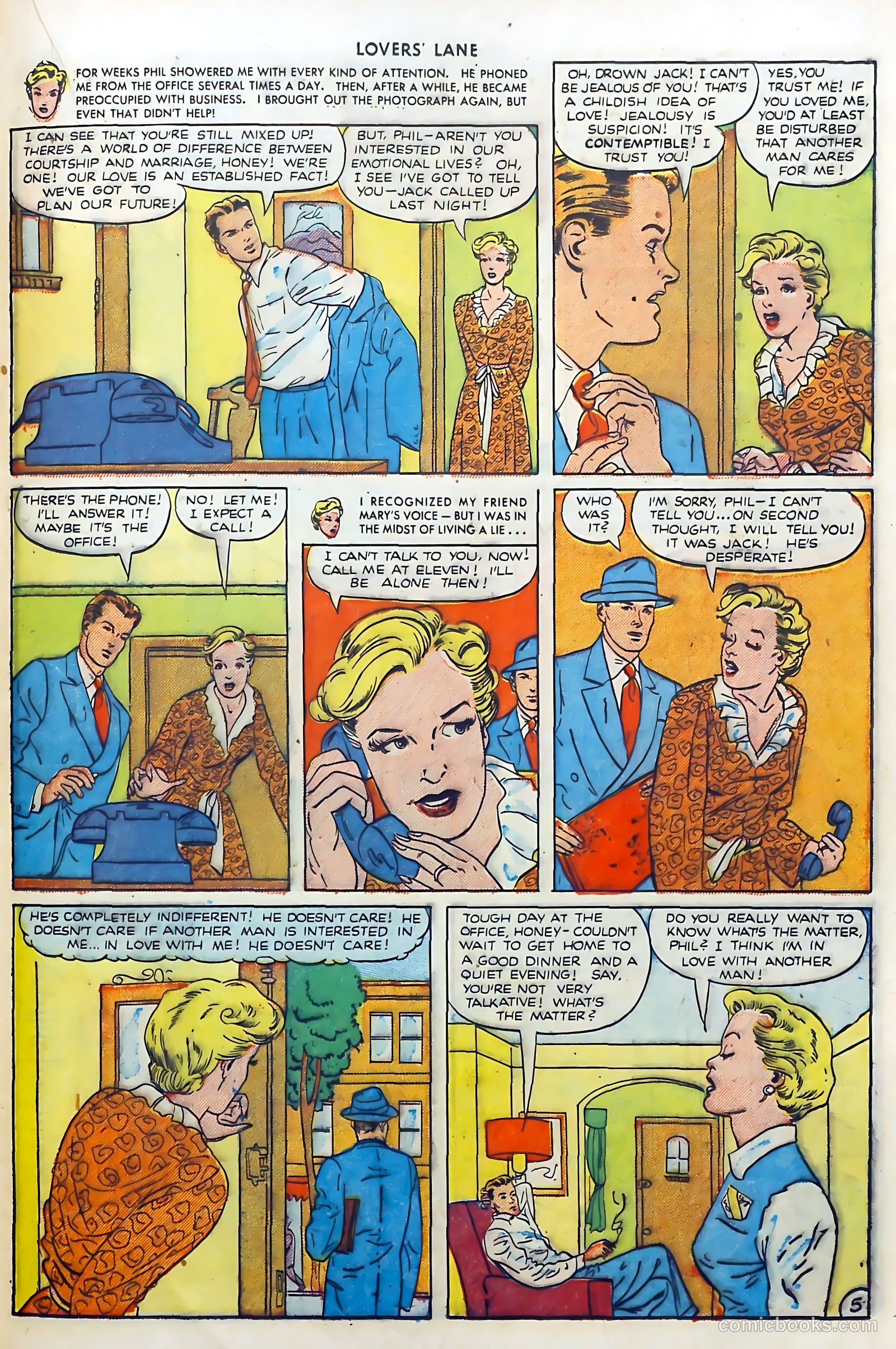 Lovers' Lane #6 (1950) — page 33 of 52