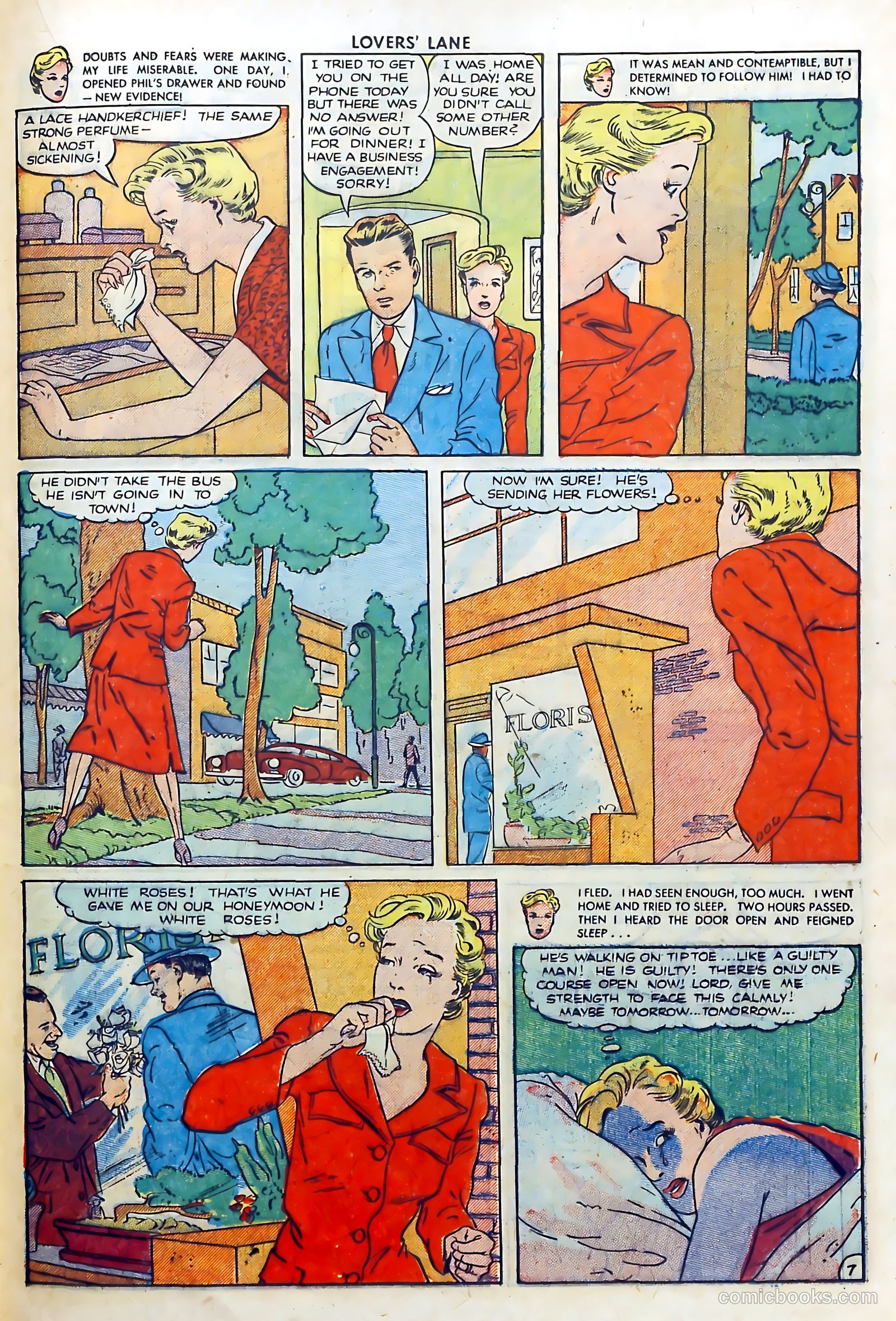 Lovers' Lane #6 (1950) — page 35 of 52