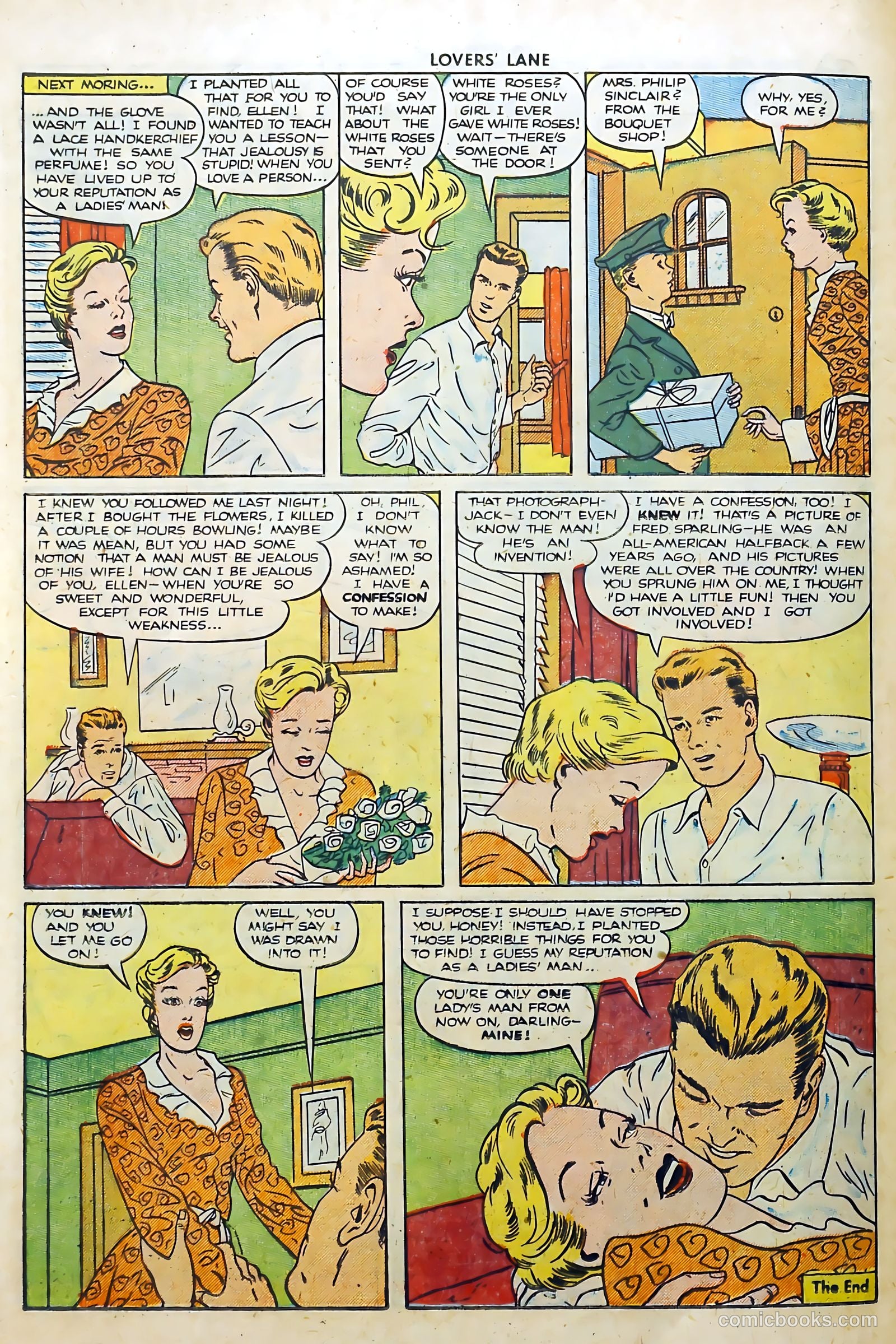 Lovers' Lane #6 (1950) — page 36 of 52