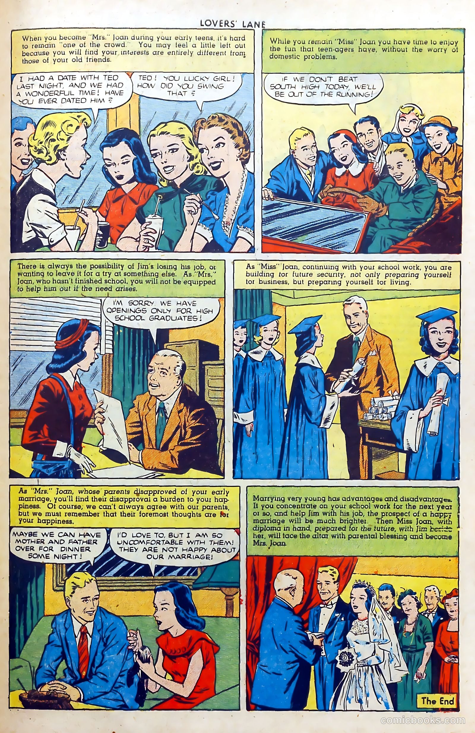 Lovers' Lane #6 (1950) — page 39 of 52