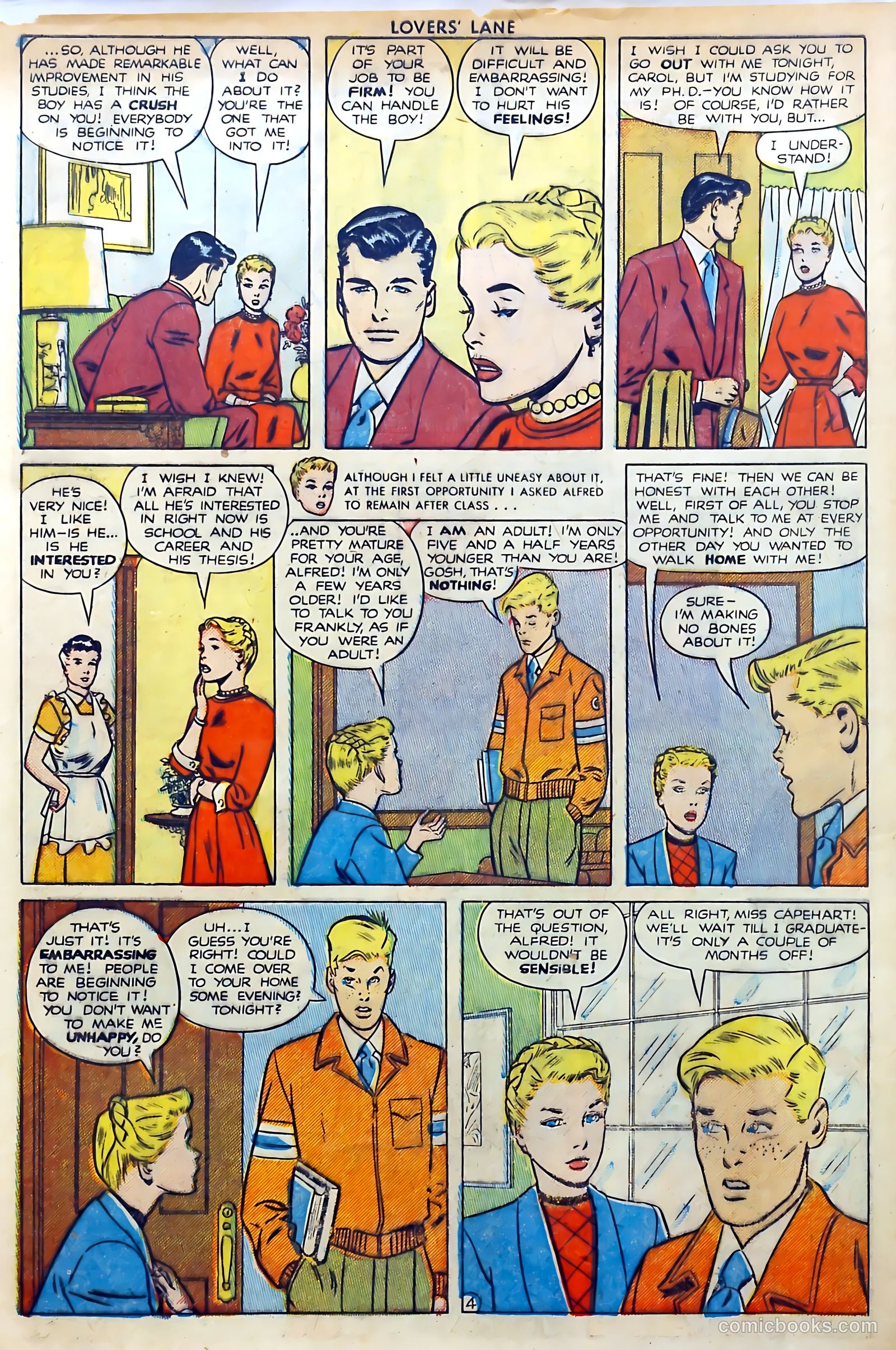 Lovers' Lane #7 (1950) — page 6 of 52