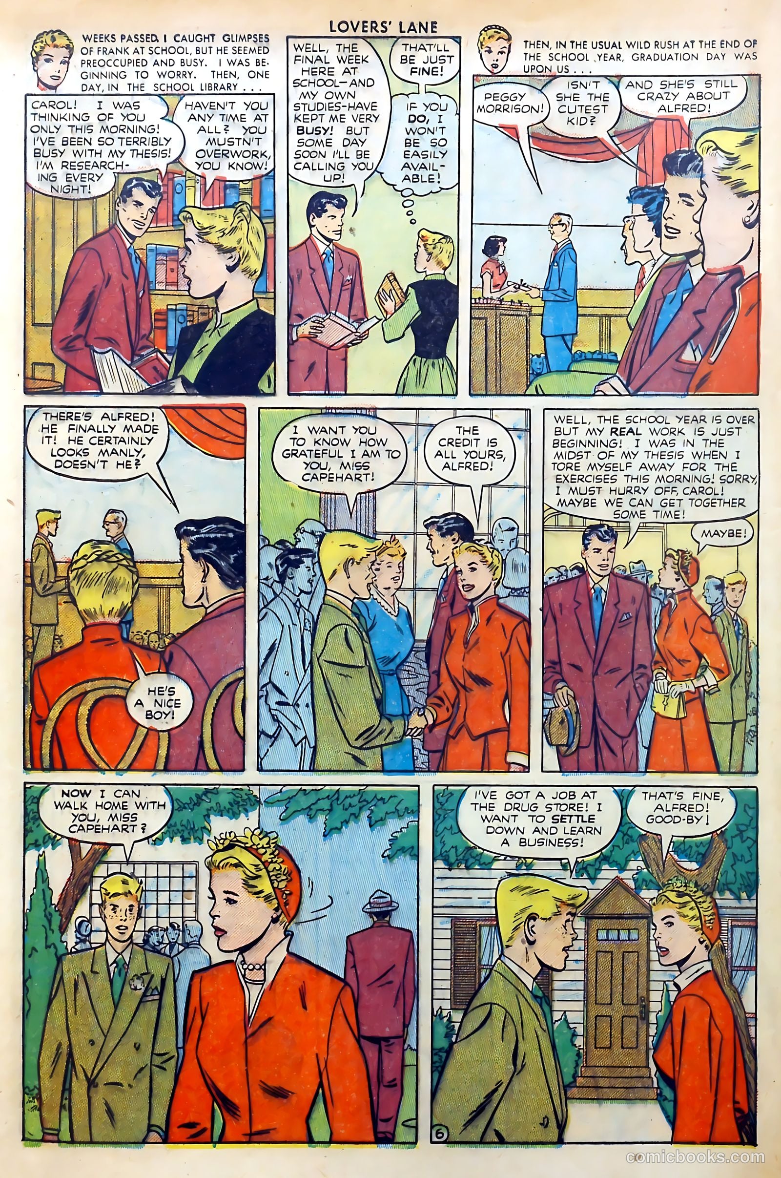 Lovers' Lane #7 (1950) — page 8 of 52