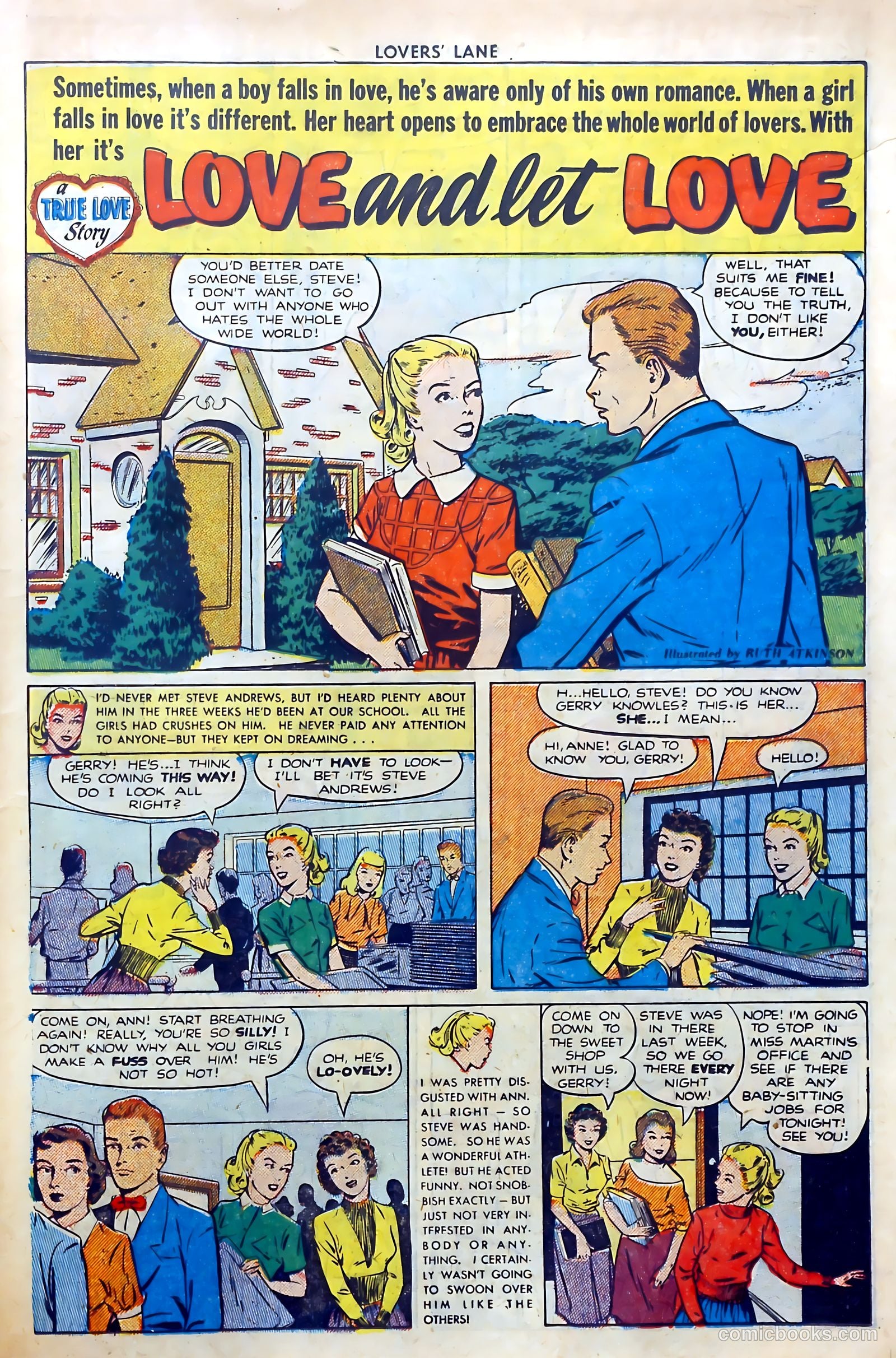 Lovers' Lane #7 (1950) — page 15 of 52