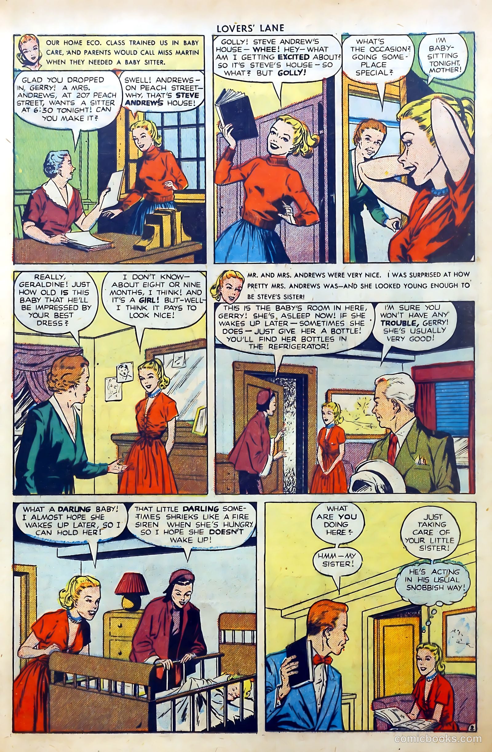 Lovers' Lane #7 (1950) — page 16 of 52