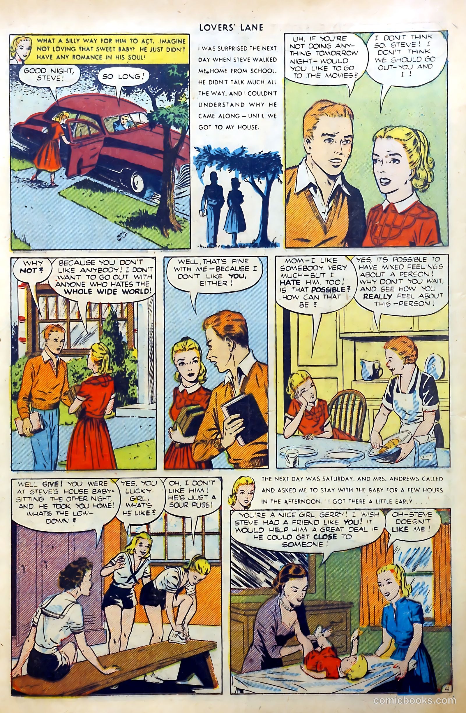 Lovers' Lane #7 (1950) — page 18 of 52