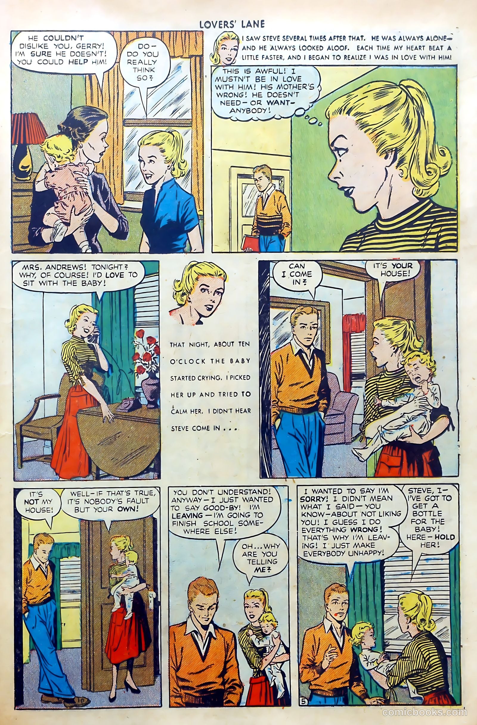 Lovers' Lane #7 (1950) — page 19 of 52