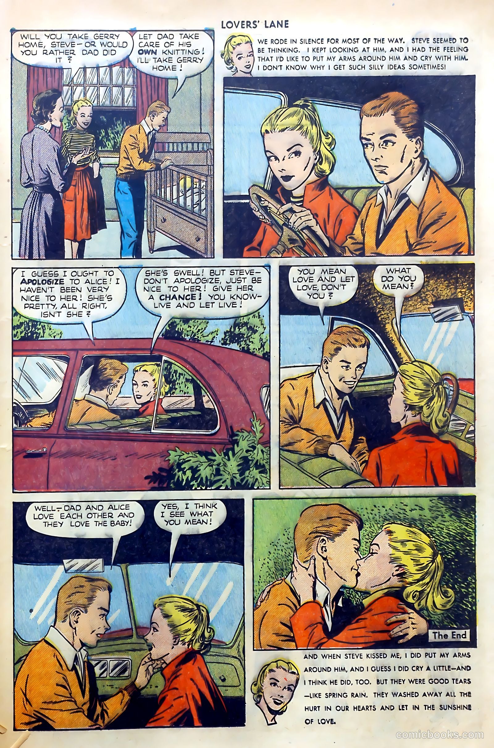 Lovers' Lane #7 (1950) — page 21 of 52