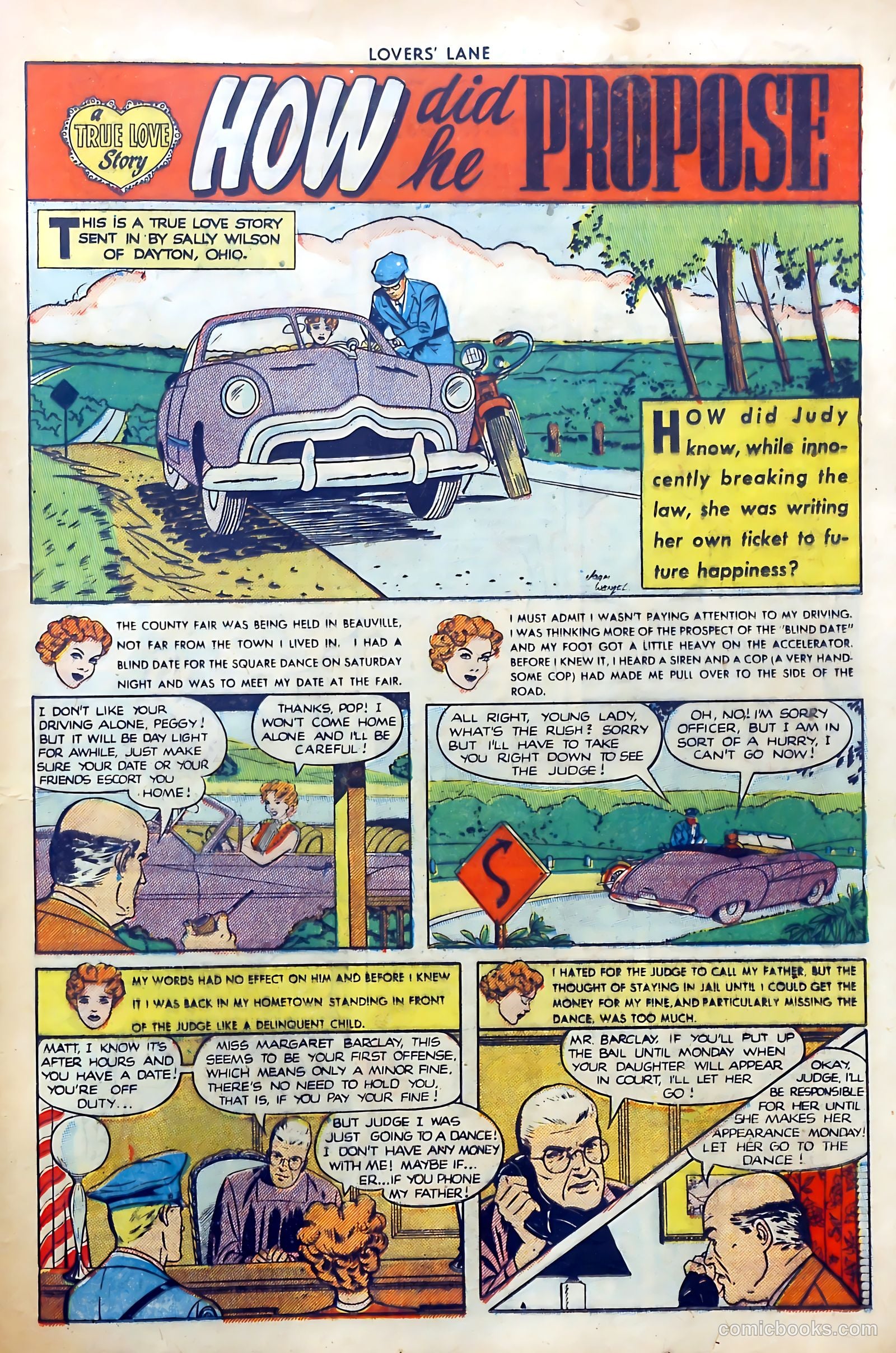 Lovers' Lane #7 (1950) — page 23 of 52