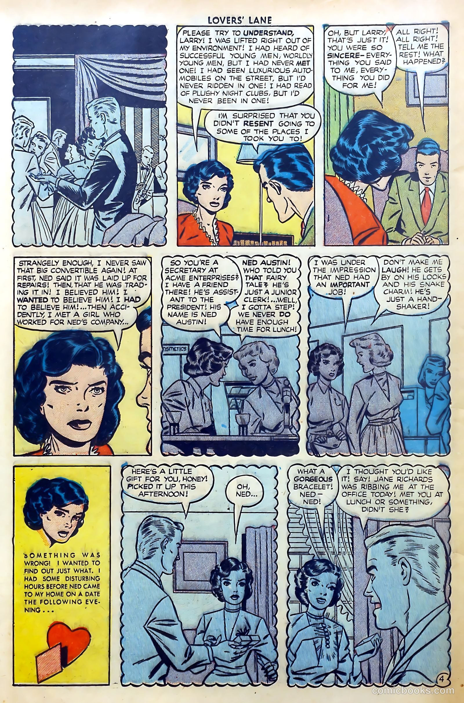 Lovers' Lane #7 (1950) — page 32 of 52